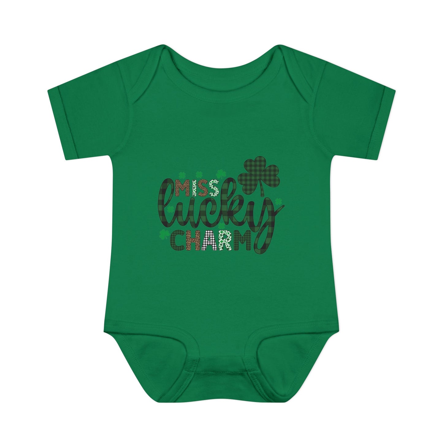 Miss Lucky Charm Infant Onesie Baby Rib Bodysuit