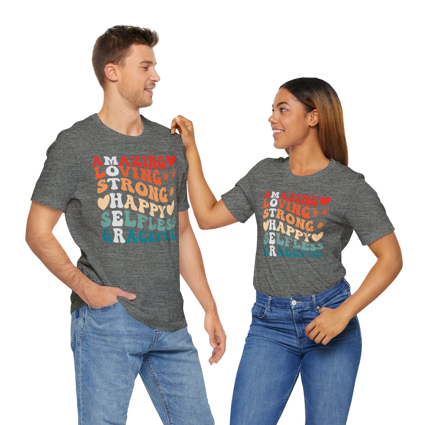 Mother's Day, Amazing Mother, XS-3XL, Unisex Jersey Short Sleeve Tee