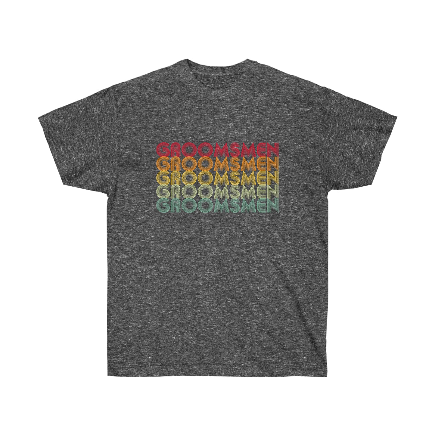 Groomsmen Engagament Party Retro Fade, S-5XL, Unisex Ultra Cotton Tee