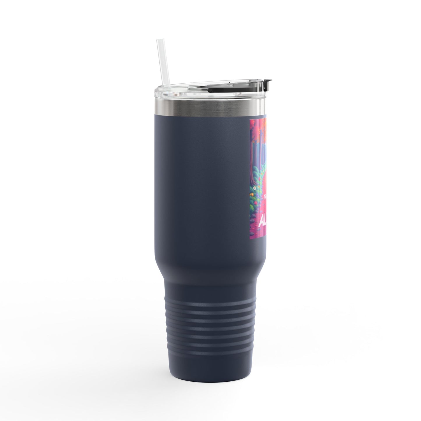 Colorful Insulated Travel Mug - 40oz | Perfect for Road Trips, Coffee Lovers, Gifts, Picnics, Adventurers