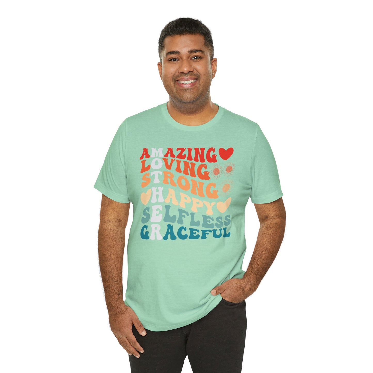Mother's Day, Amazing Mother, XS-3XL, Unisex Jersey Short Sleeve Tee