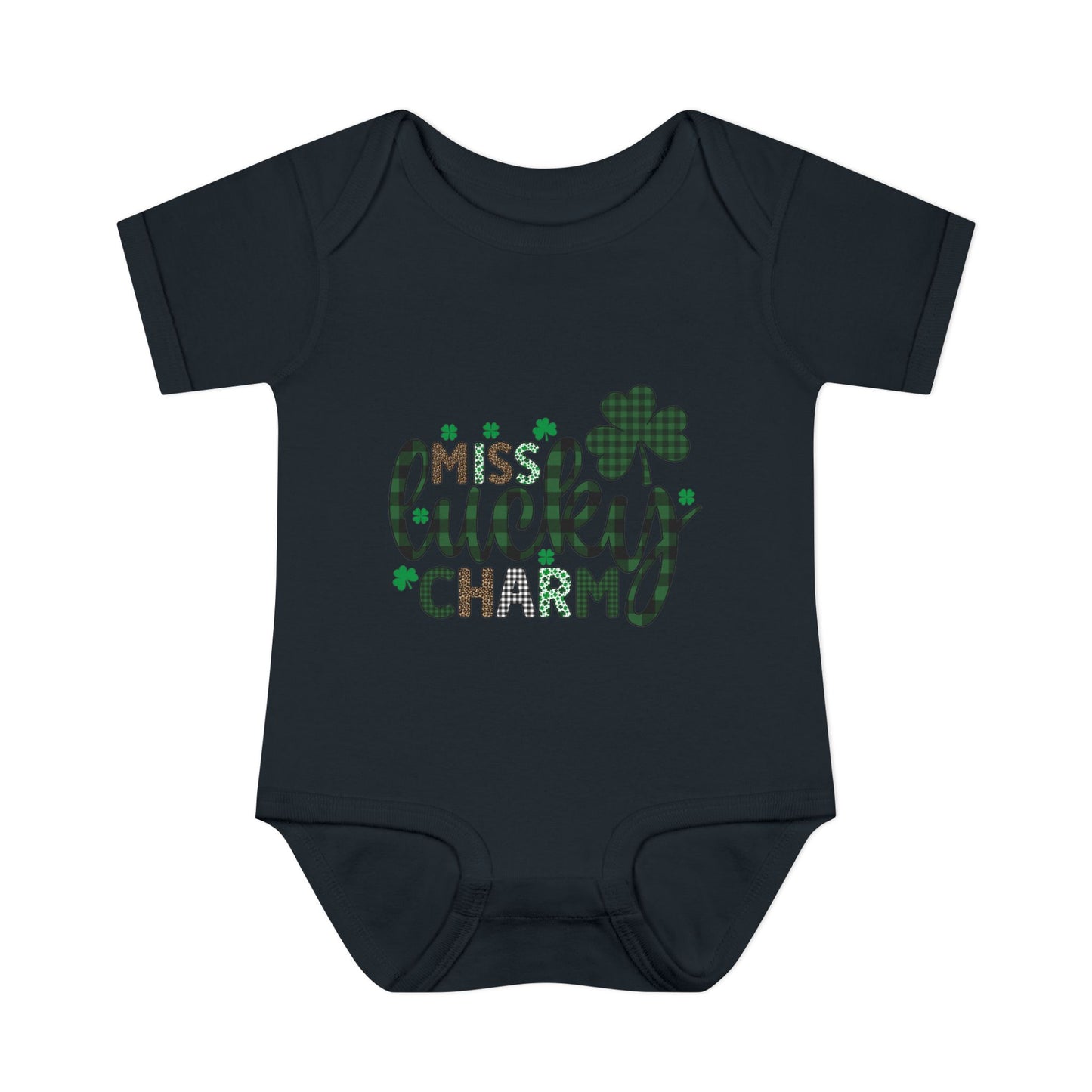 Miss Lucky Charm Infant Onesie Baby Rib Bodysuit