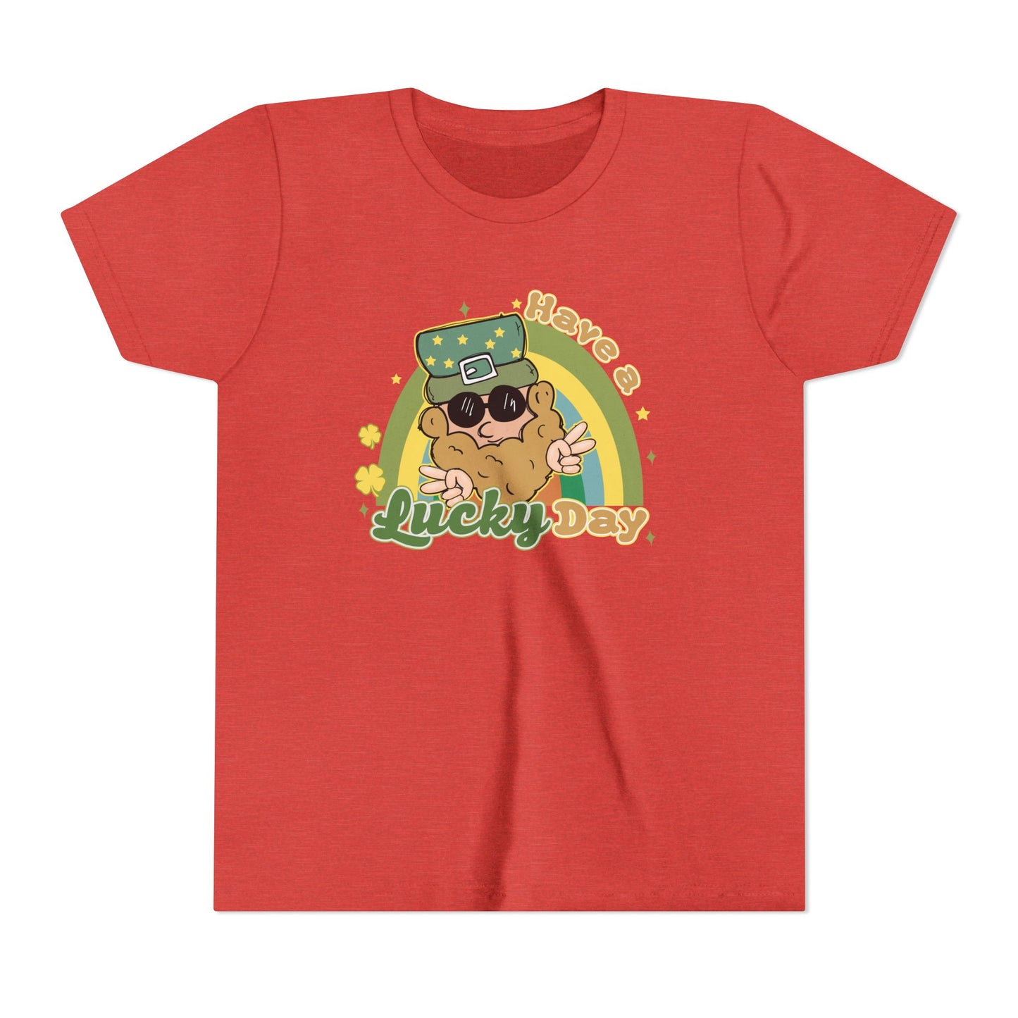 Lucky St Patricks Day Youth Short Sleeve Tee