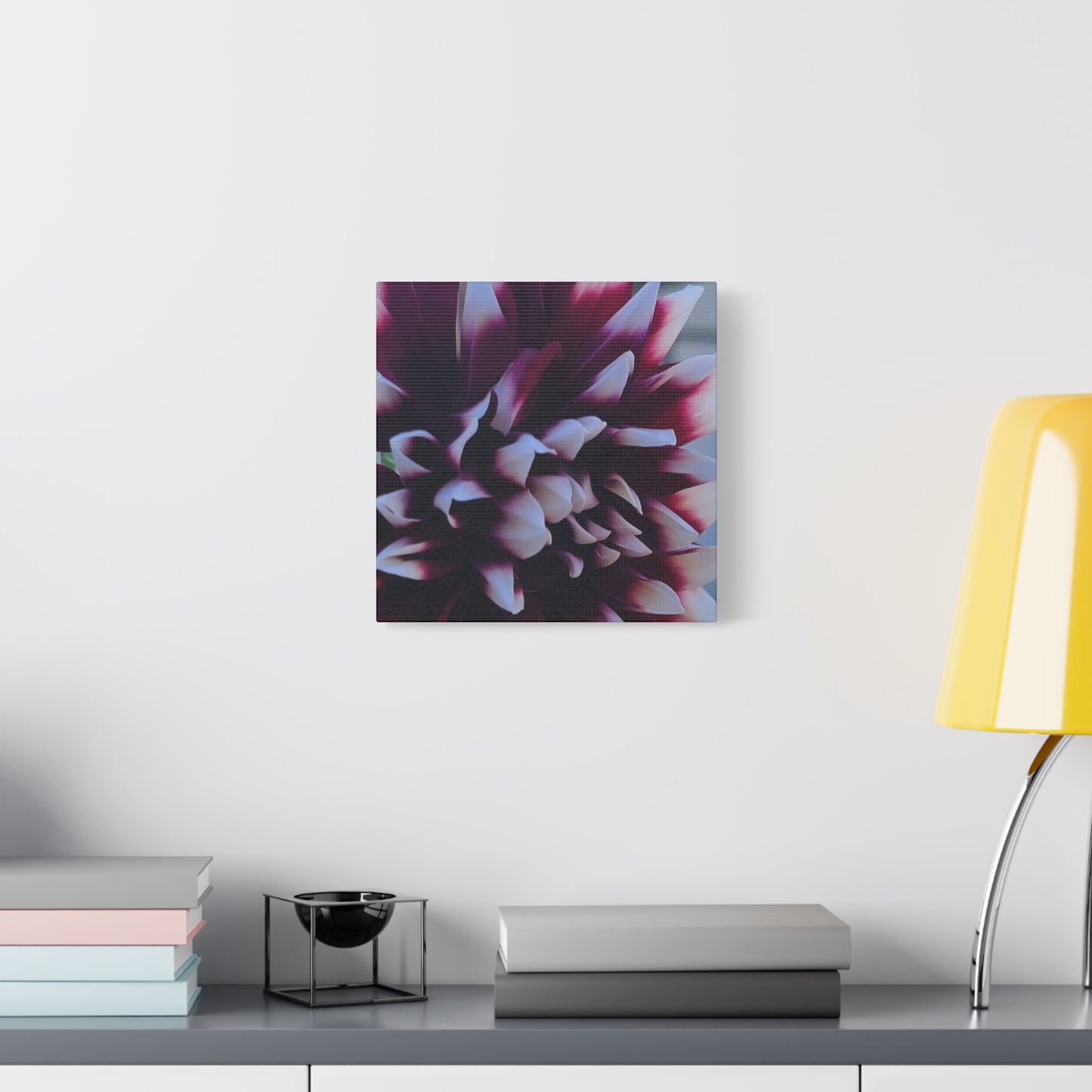 Hopelessly Devoted To Dahlias, Matte Canvas, Stretched, 1.25"