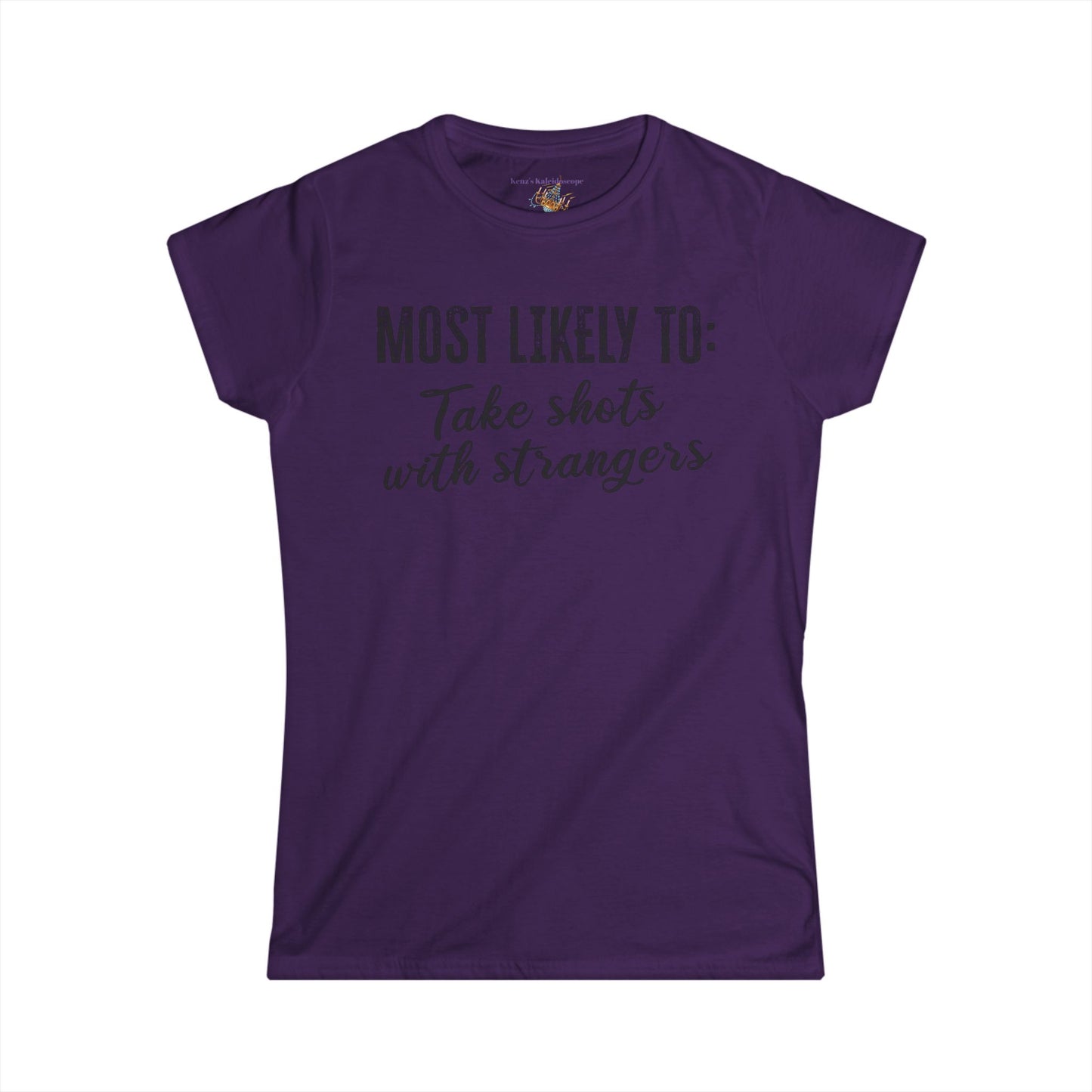 Bachelorette Party, Most Likely To, S-2XL, Women's Softstyle Tee