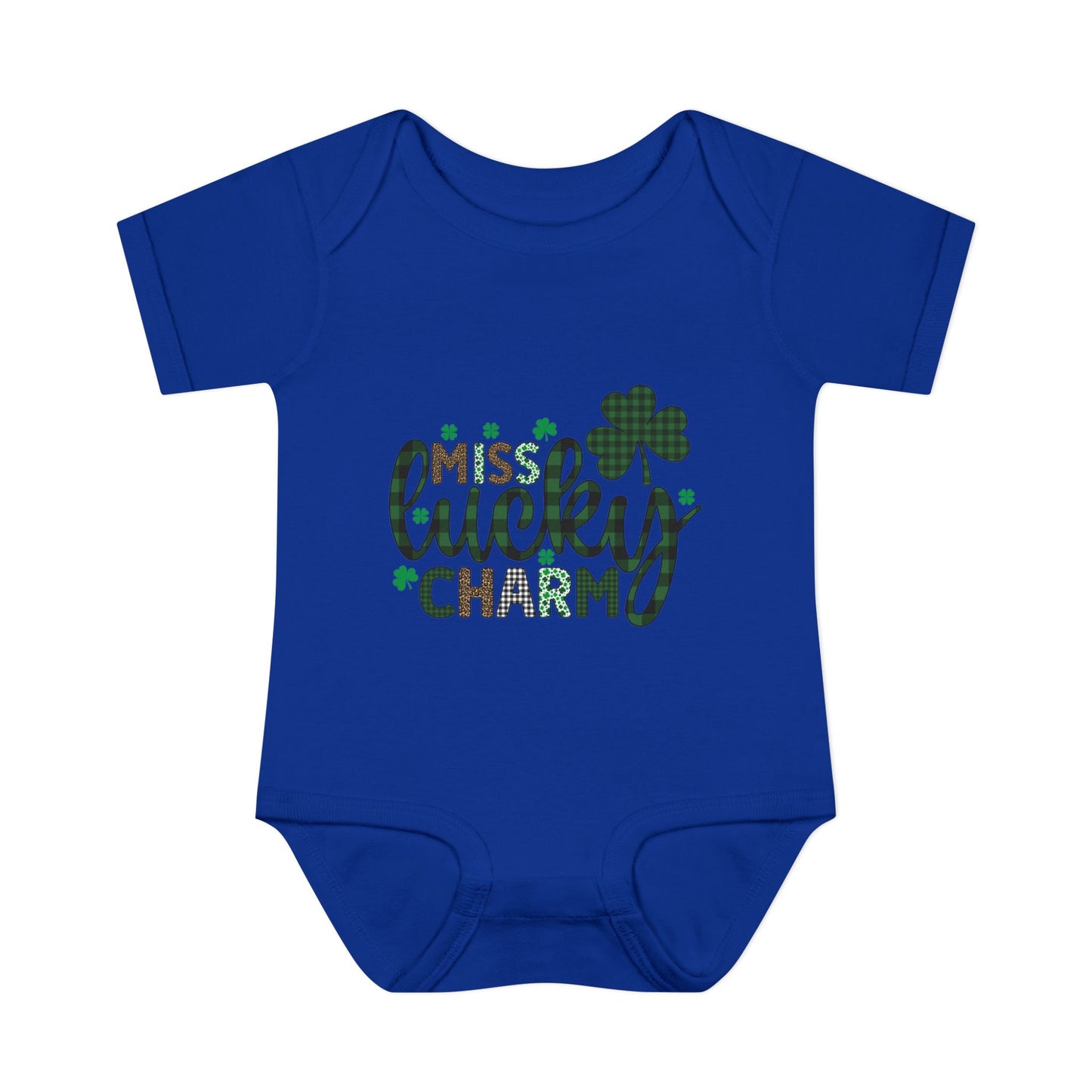 Miss Lucky Charm Infant Onesie Baby Rib Bodysuit
