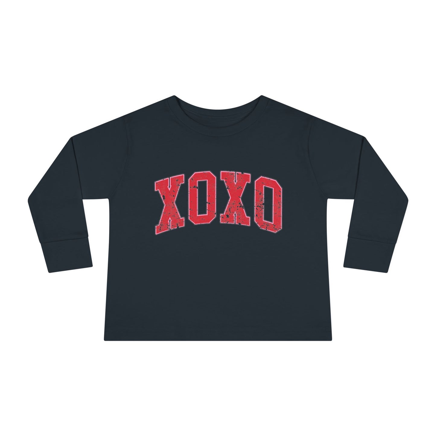 XOXO Valentine's Day Toddler Long Sleeve Tee