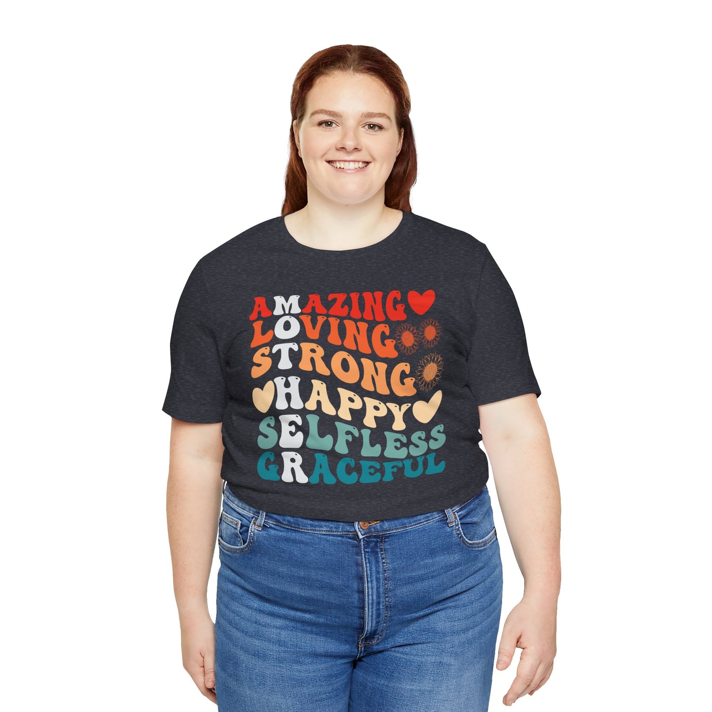 Mother's Day, Amazing Mother, XS-3XL, Unisex Jersey Short Sleeve Tee