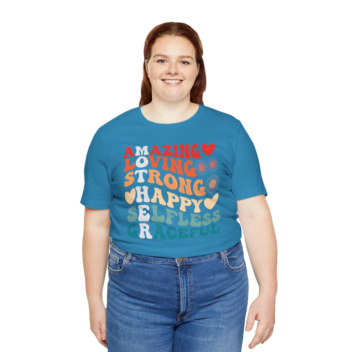 Mother's Day, Amazing Mother, XS-3XL, Unisex Jersey Short Sleeve Tee