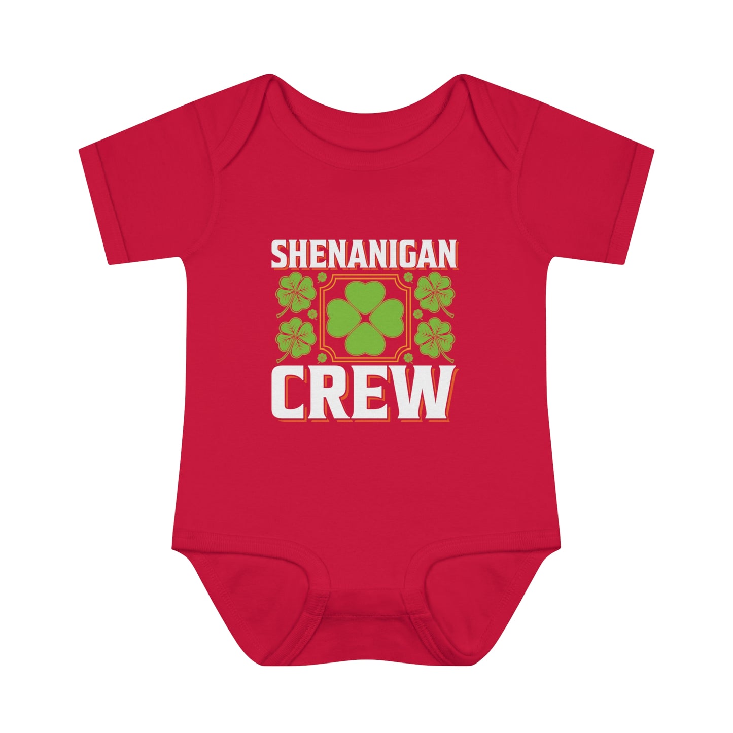 St Patricks Day Matching Family Shenanigans Crew Infant Baby Rib Bodysuit