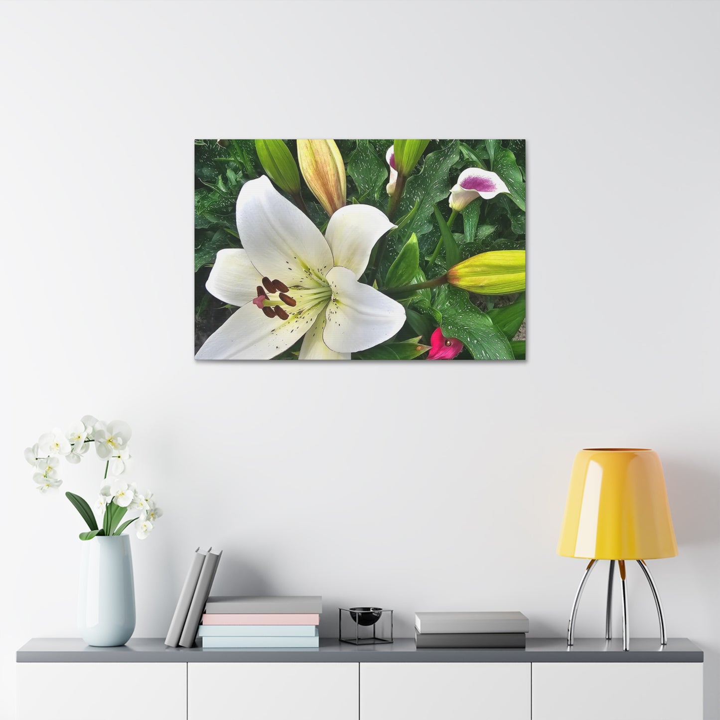 Lily Explosion, Canvas Stretched, 1.5''