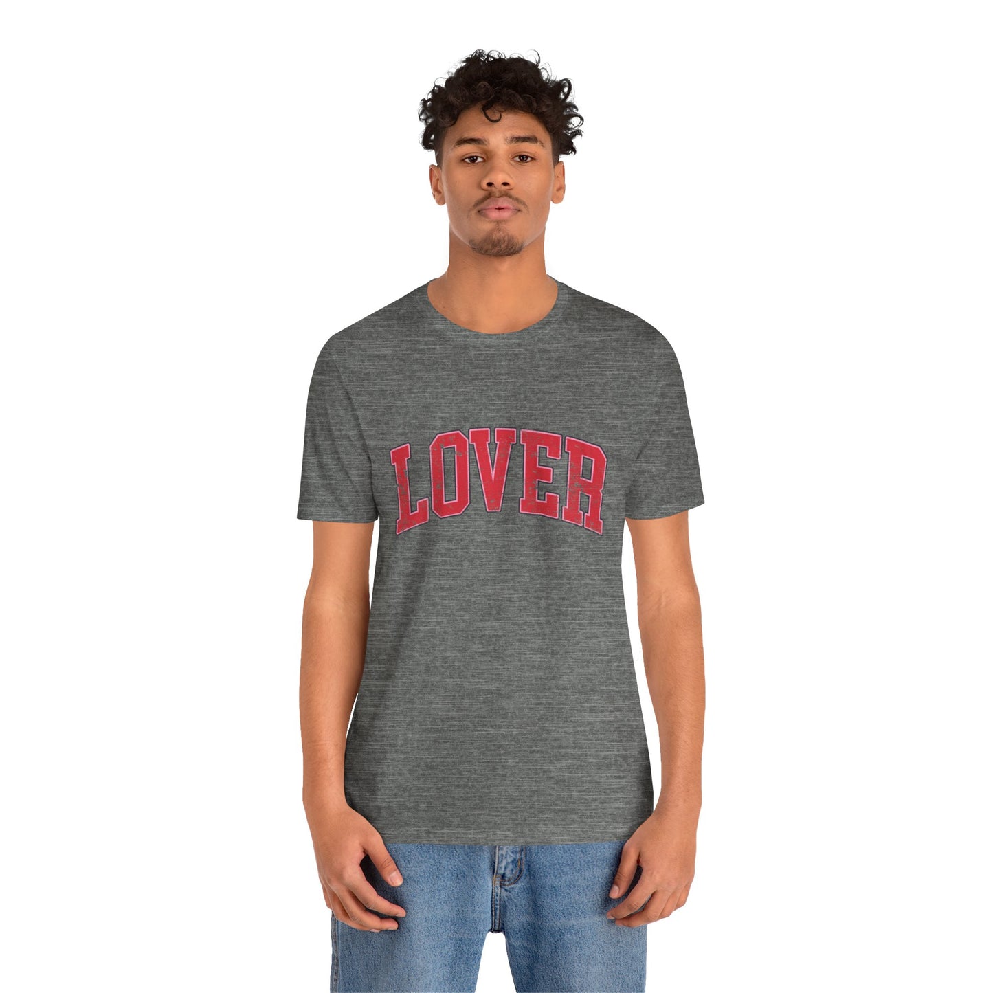 Lover Valentines Day Unisex Jersey Short Sleeve Tee