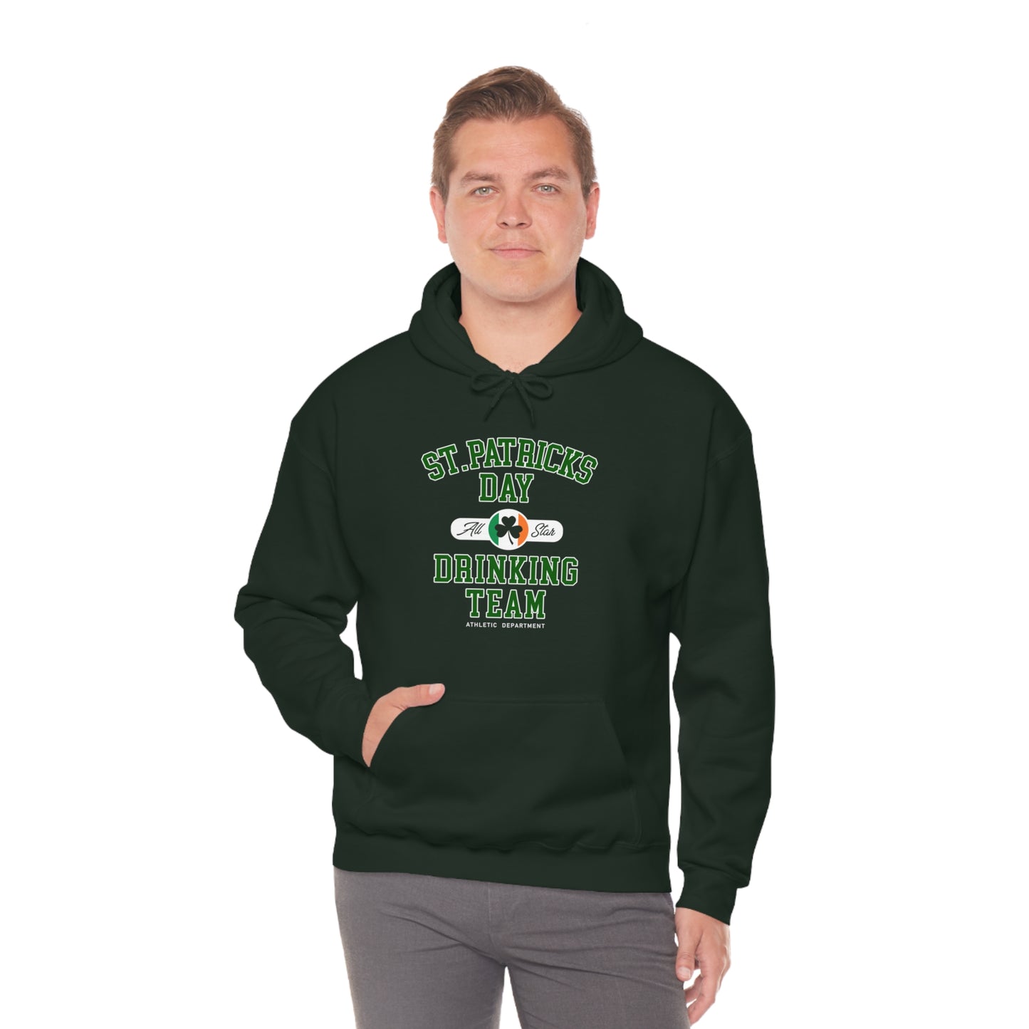 Unisex St Patrick's Day Drinking Team Hooded Sweatshirt