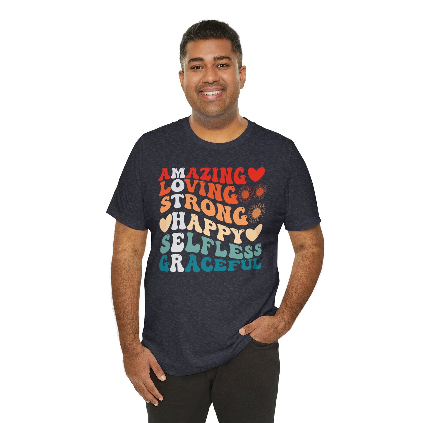Mother's Day, Amazing Mother, XS-3XL, Unisex Jersey Short Sleeve Tee