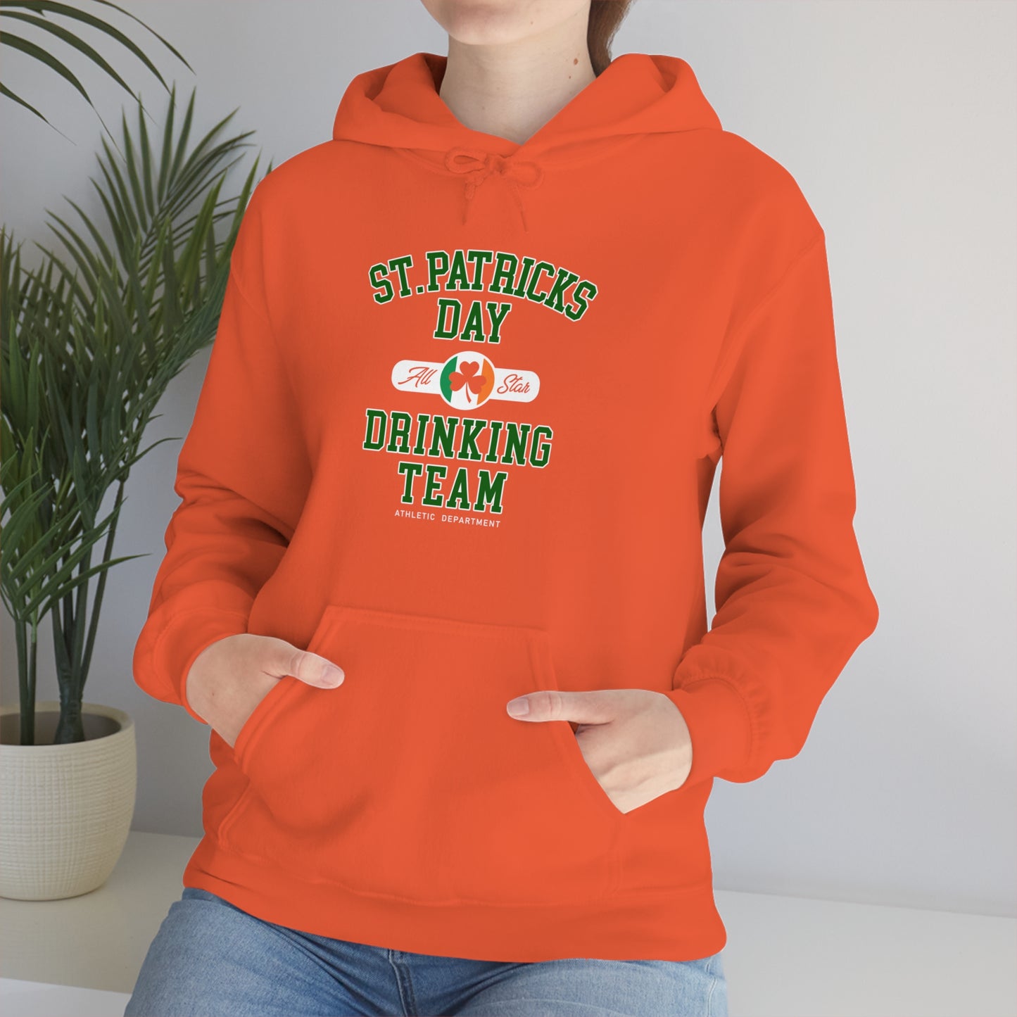 Unisex St Patrick's Day Drinking Team Hooded Sweatshirt