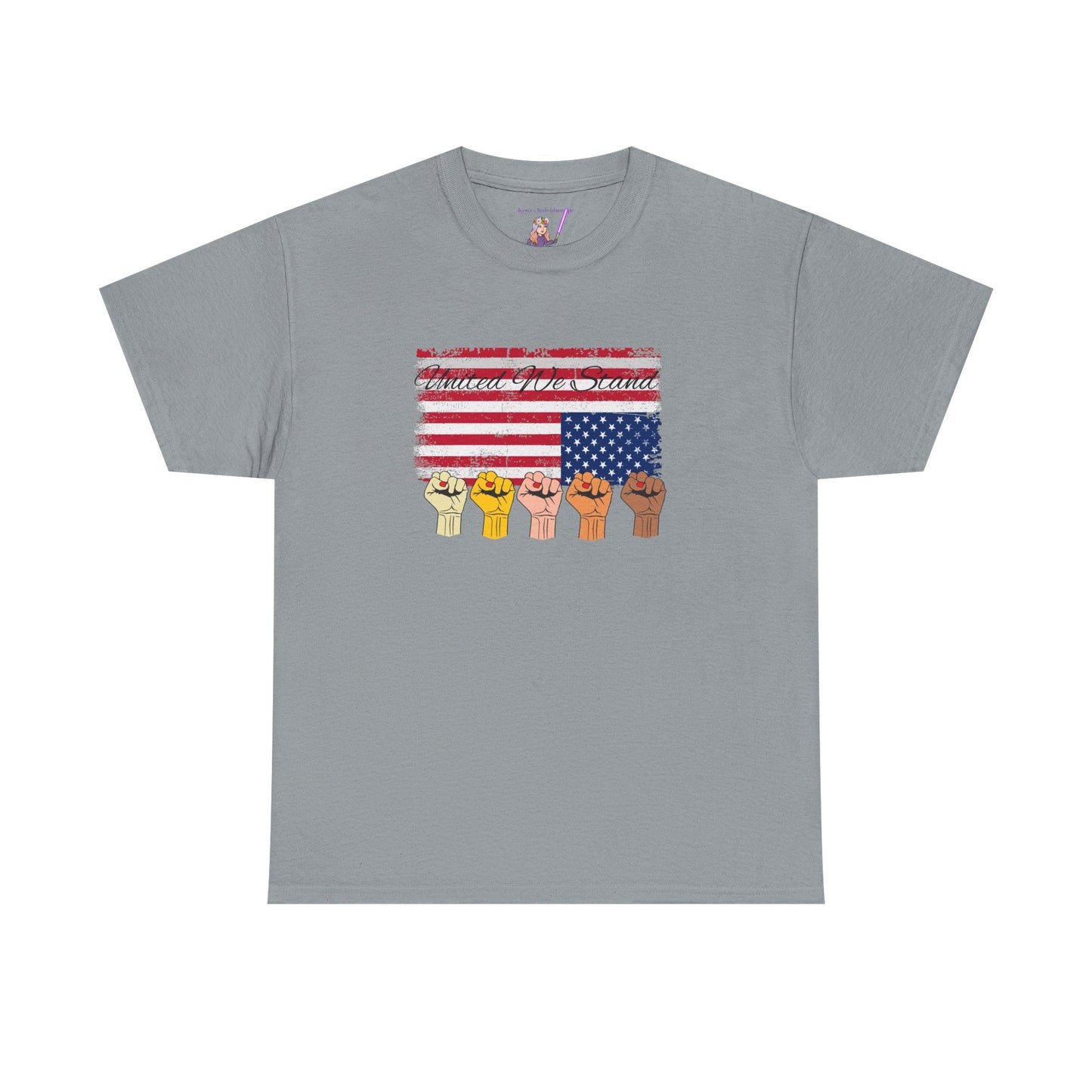 Patriotic T-Shirt, Unity Graphic Tee, American Pride Shirt, USA Flag Apparel