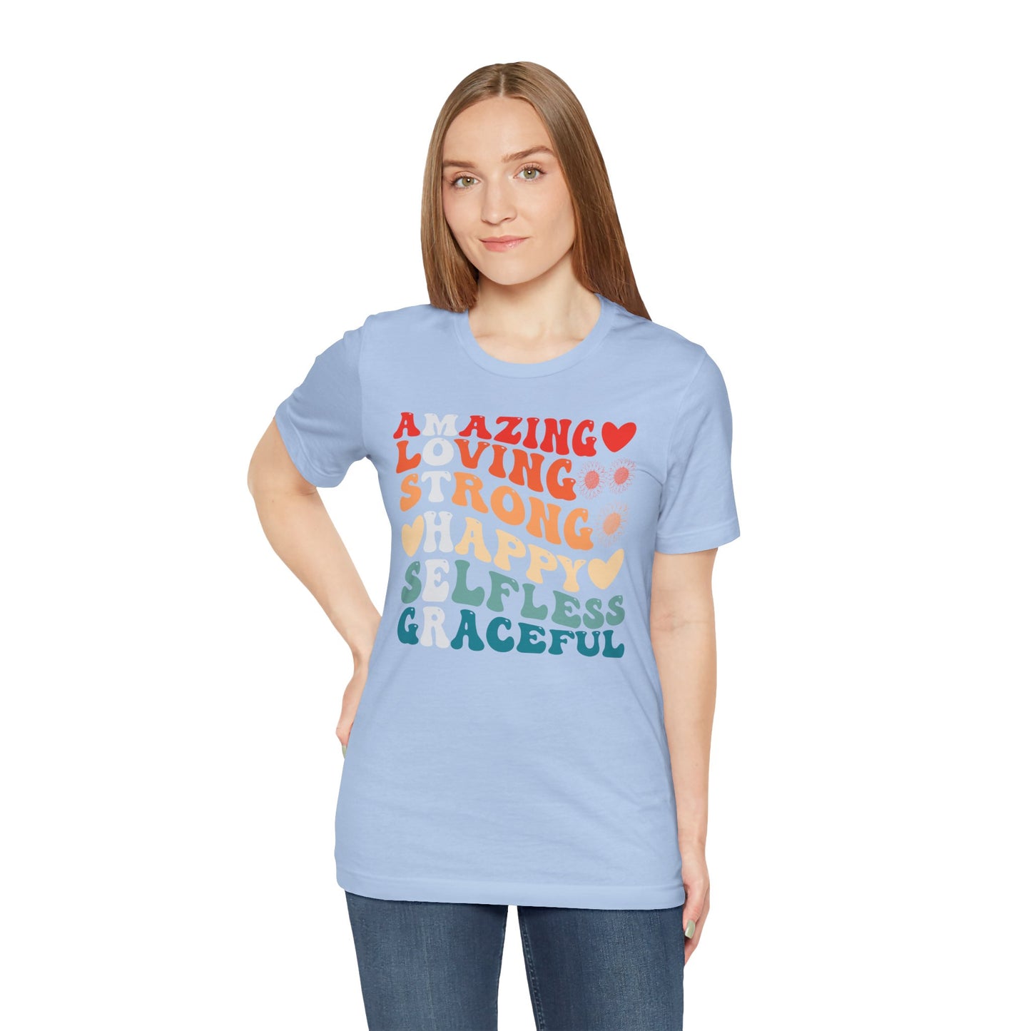 Mother's Day, Amazing Mother, XS-3XL, Unisex Jersey Short Sleeve Tee