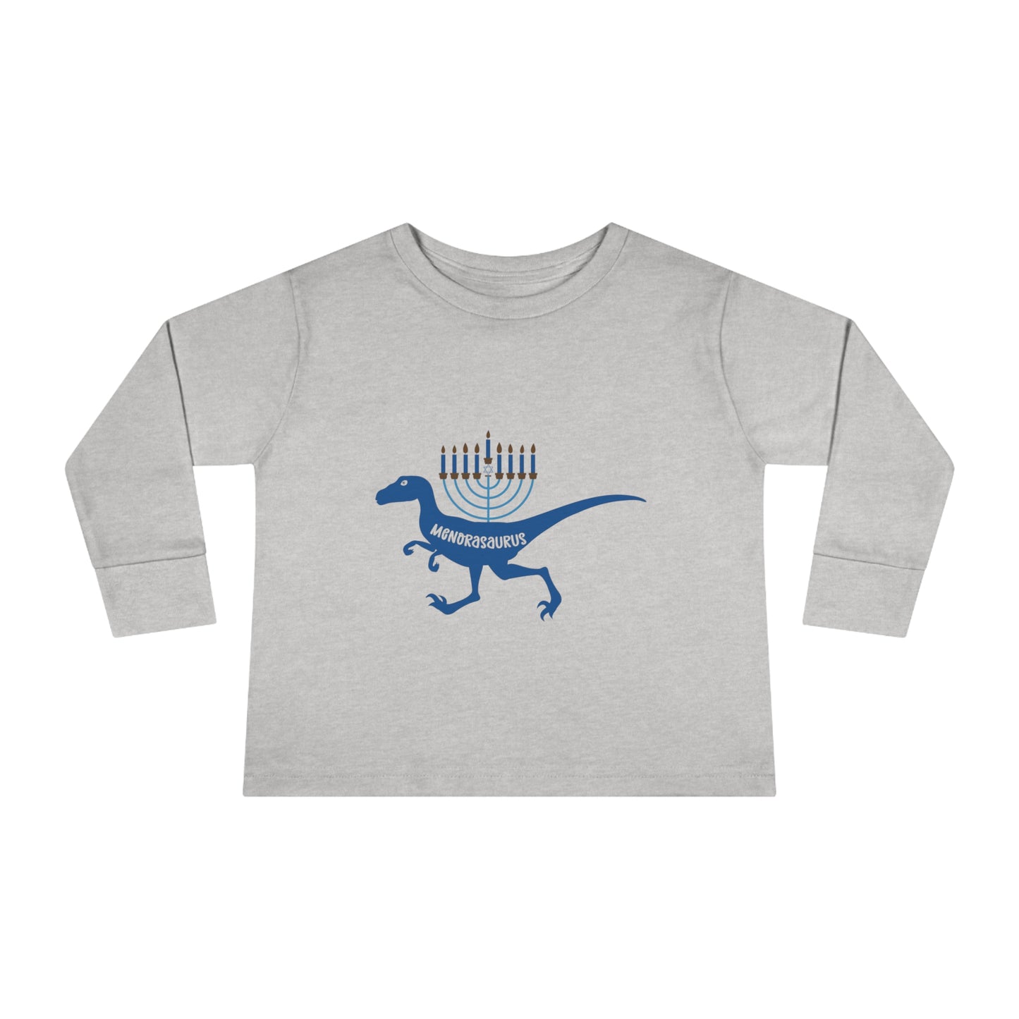Menorahsaurus holidayToddler Long Sleeve Tee