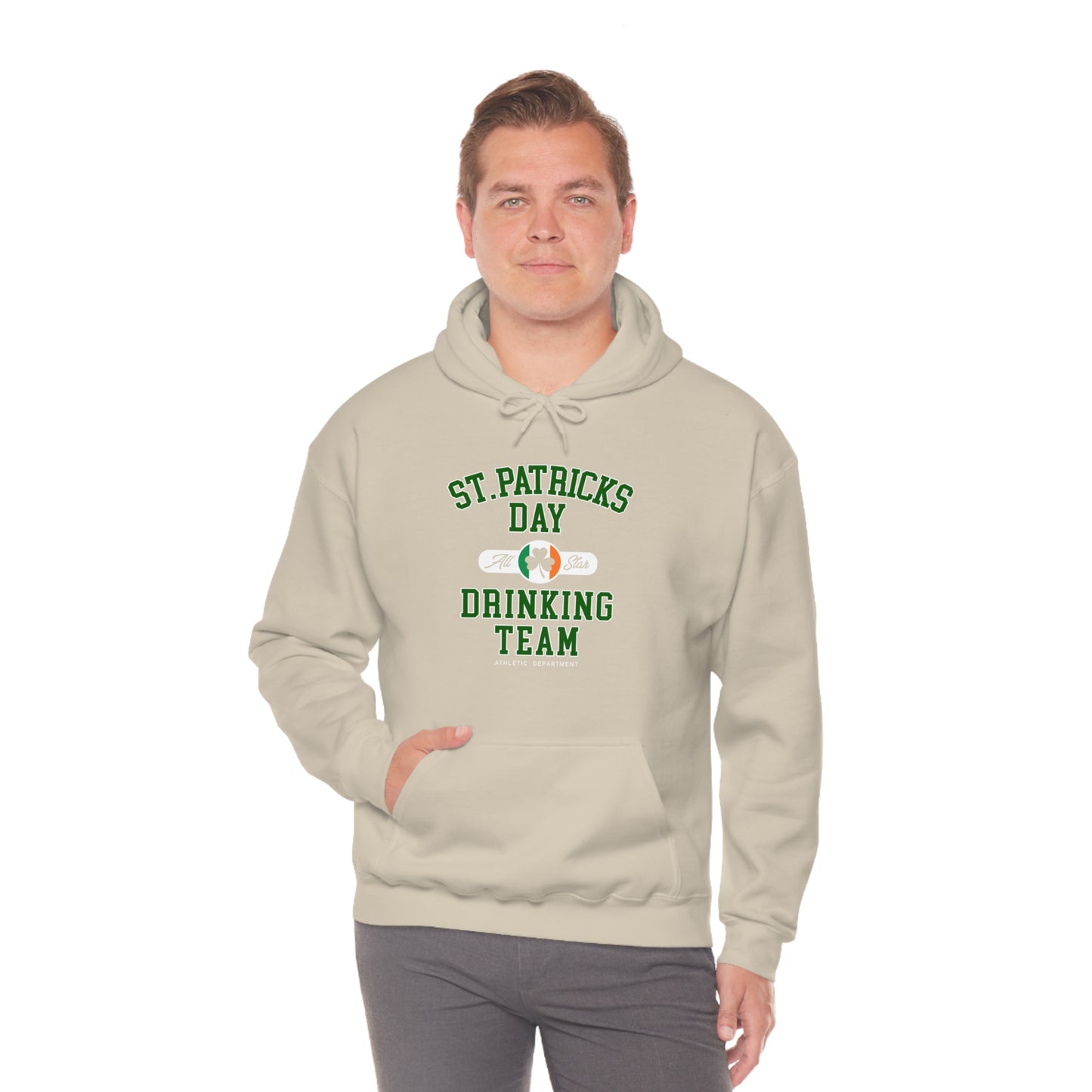 Unisex St Patrick's Day Drinking Team Hooded Sweatshirt
