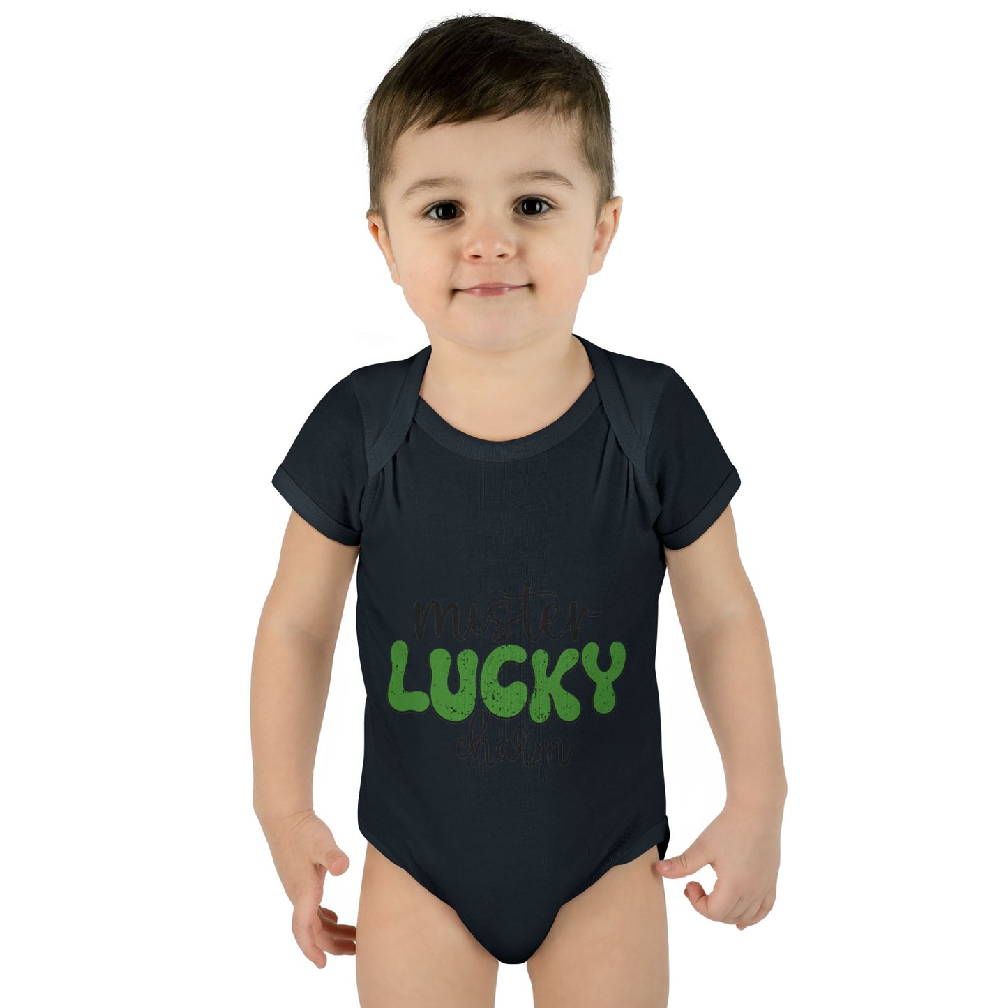Mister Lucky Charm Infant Onesie Baby Rib Bodysuit