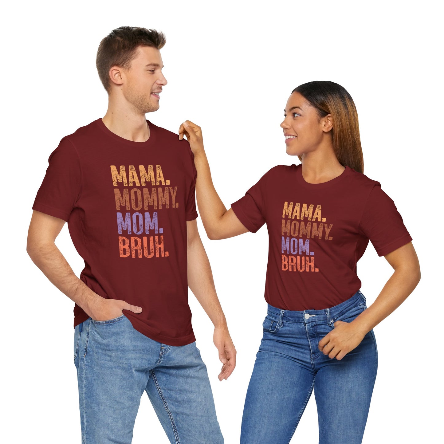 Mother's Day, Mommy Bruh, XS-3XL, Unisex Jersey Short Sleeve Tee