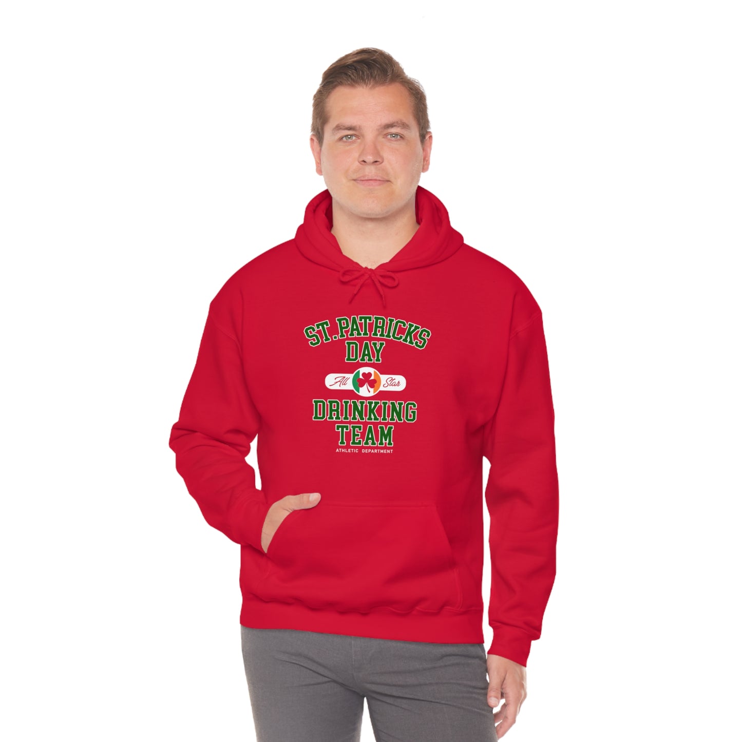 Unisex St Patrick's Day Drinking Team Hooded Sweatshirt