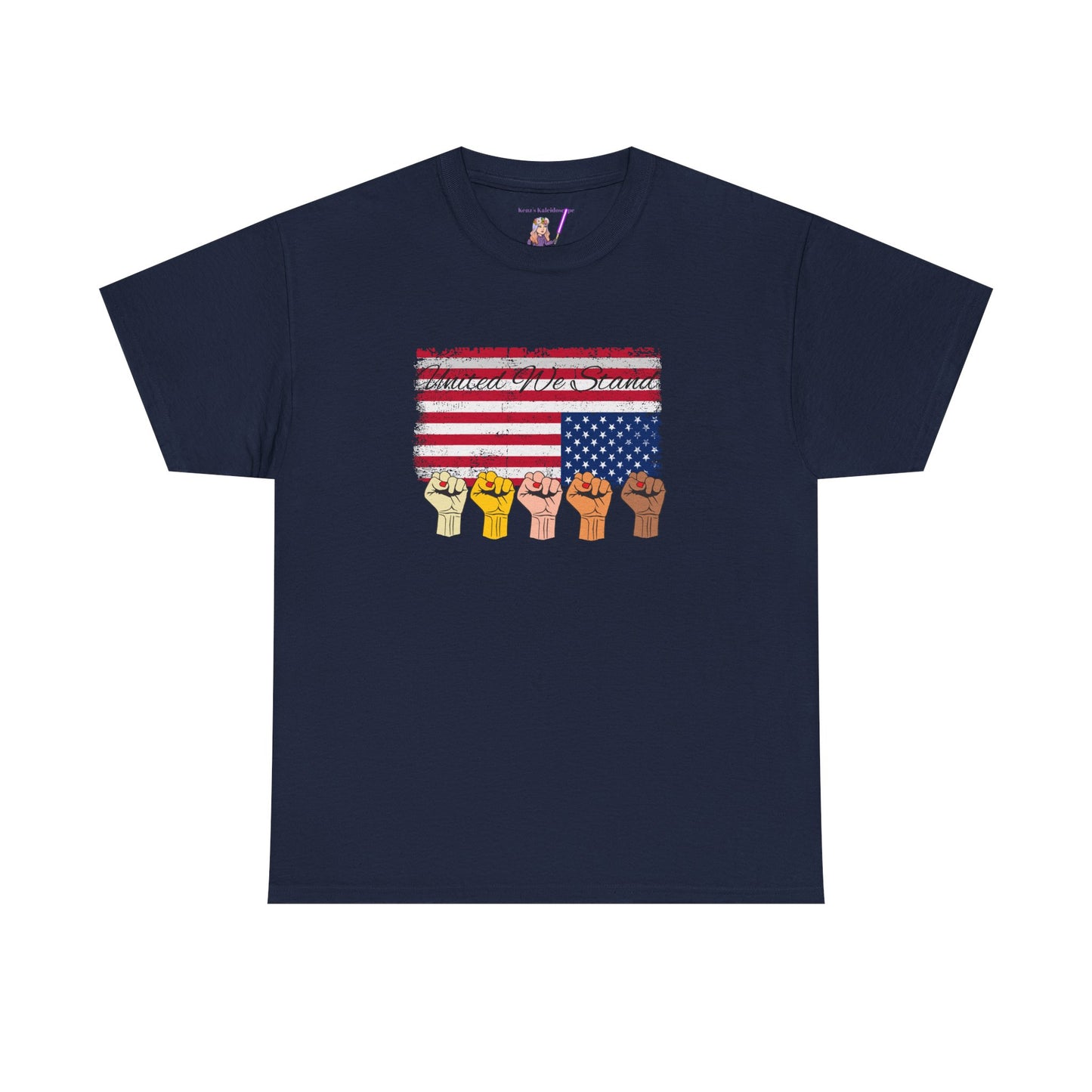 Patriotic T-Shirt, Unity Graphic Tee, American Pride Shirt, USA Flag Apparel