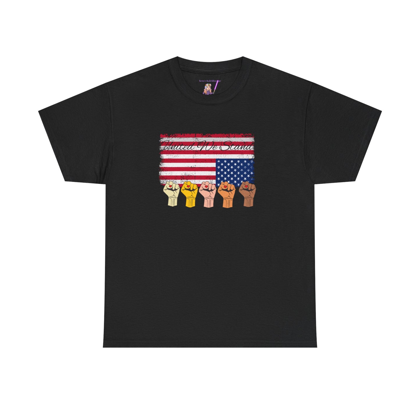 Patriotic T-Shirt, Unity Graphic Tee, American Pride Shirt, USA Flag Apparel
