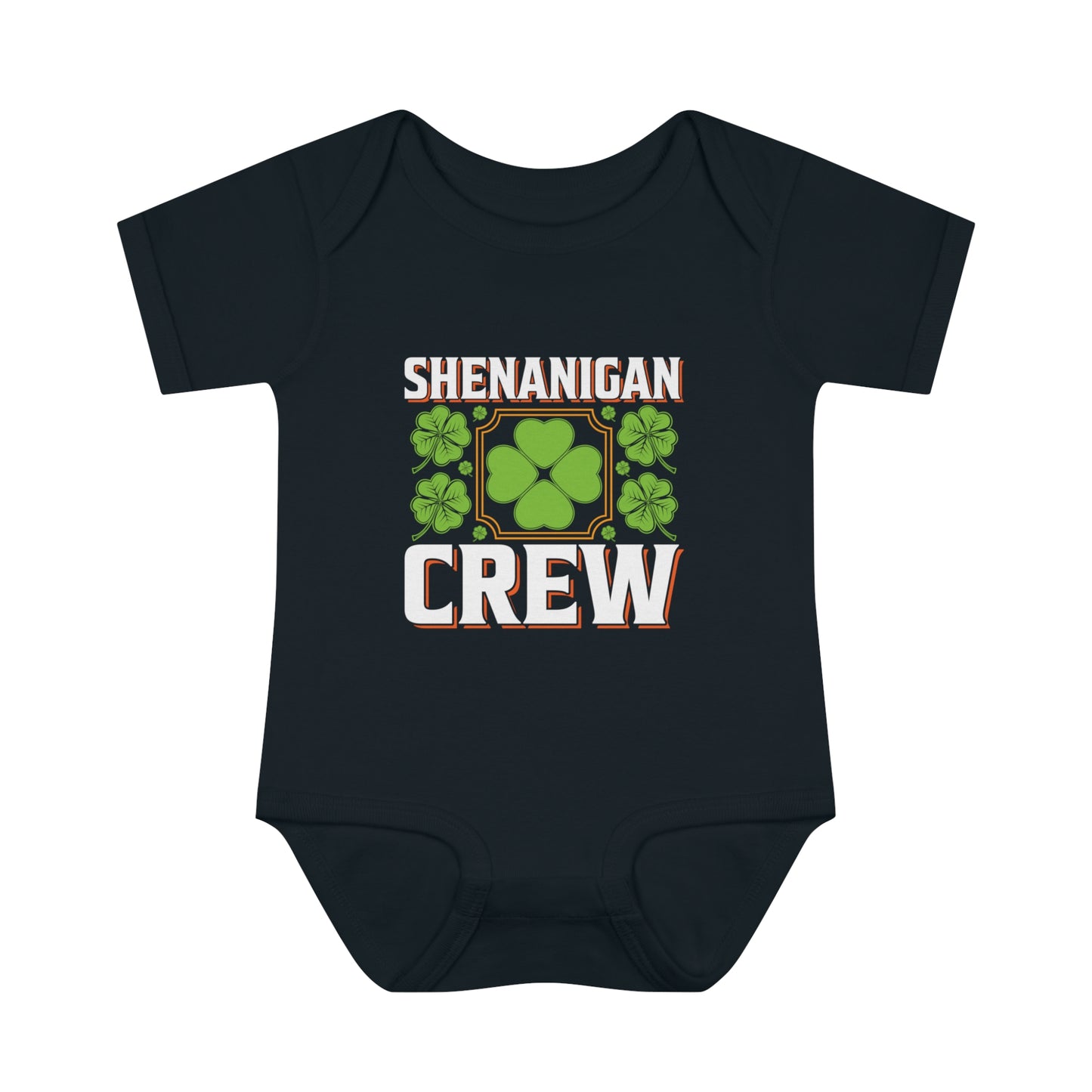 St Patricks Day Matching Family Shenanigans Crew Infant Baby Rib Bodysuit