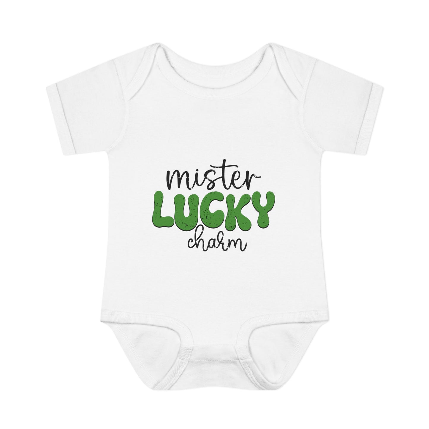 Mister Lucky Charm Infant Onesie Baby Rib Bodysuit