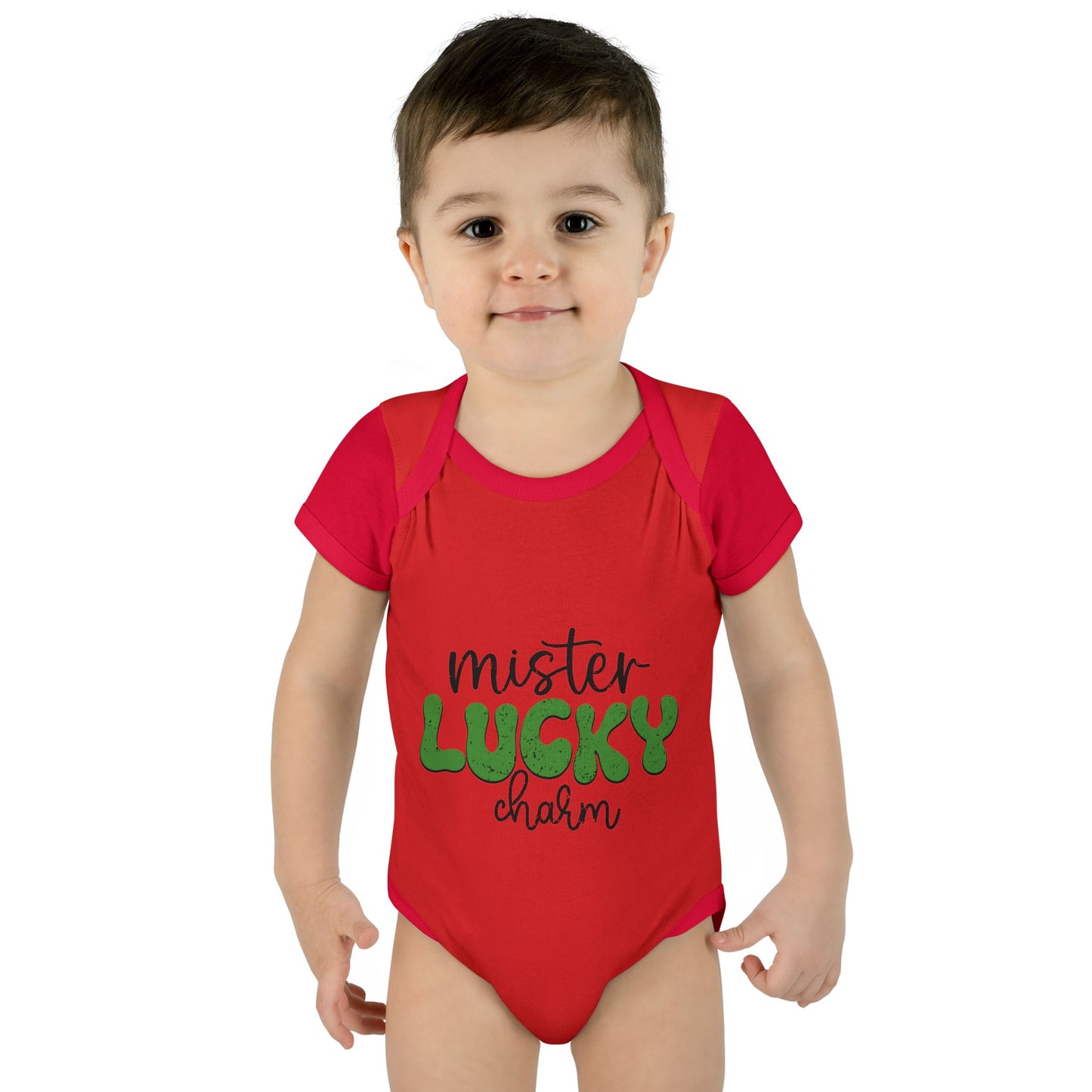 Mister Lucky Charm Infant Onesie Baby Rib Bodysuit