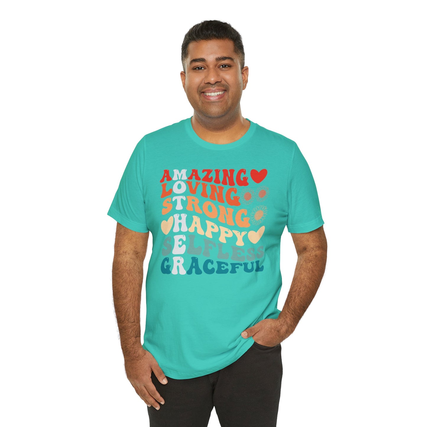 Mother's Day, Amazing Mother, XS-3XL, Unisex Jersey Short Sleeve Tee