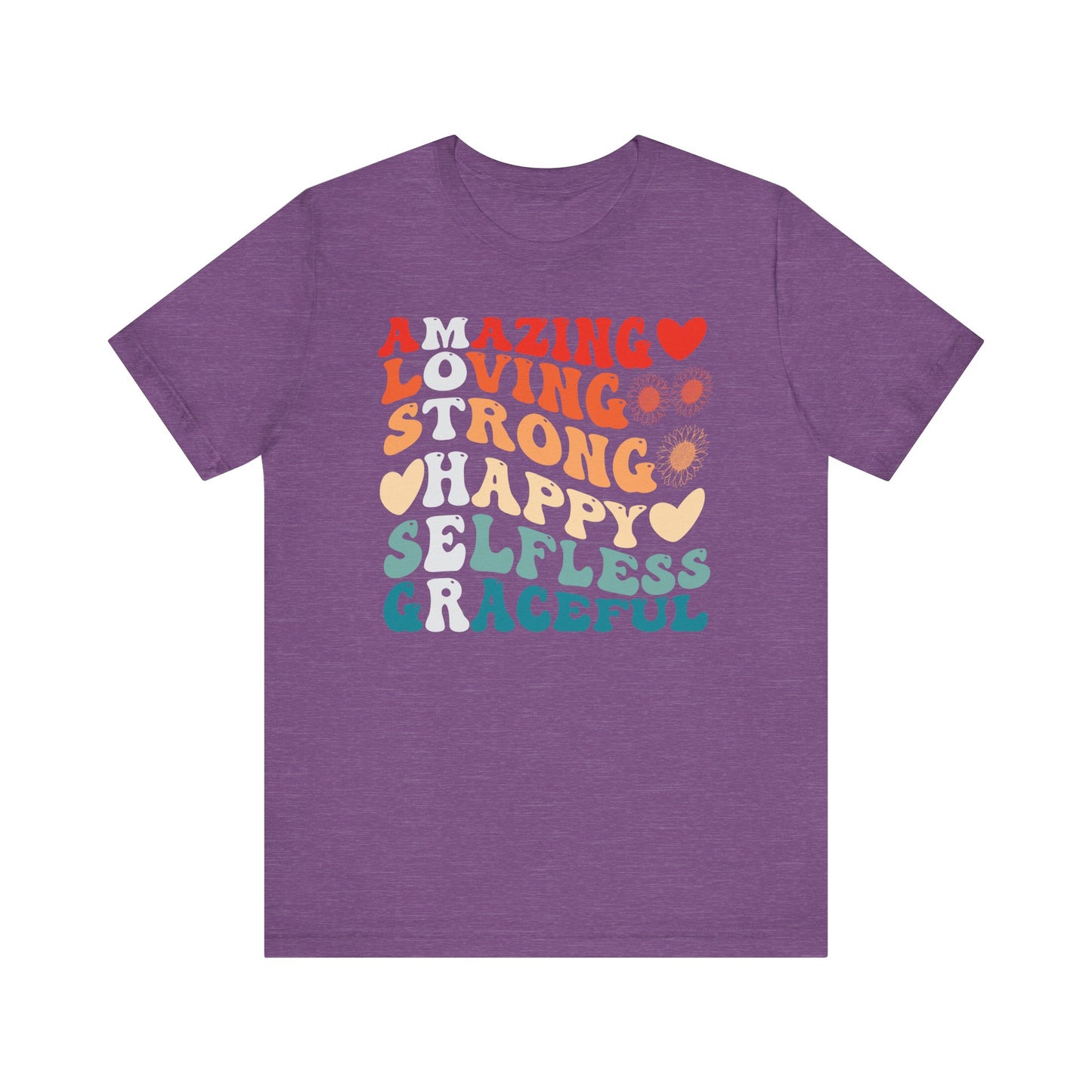 Mother's Day, Amazing Mother, XS-3XL, Unisex Jersey Short Sleeve Tee