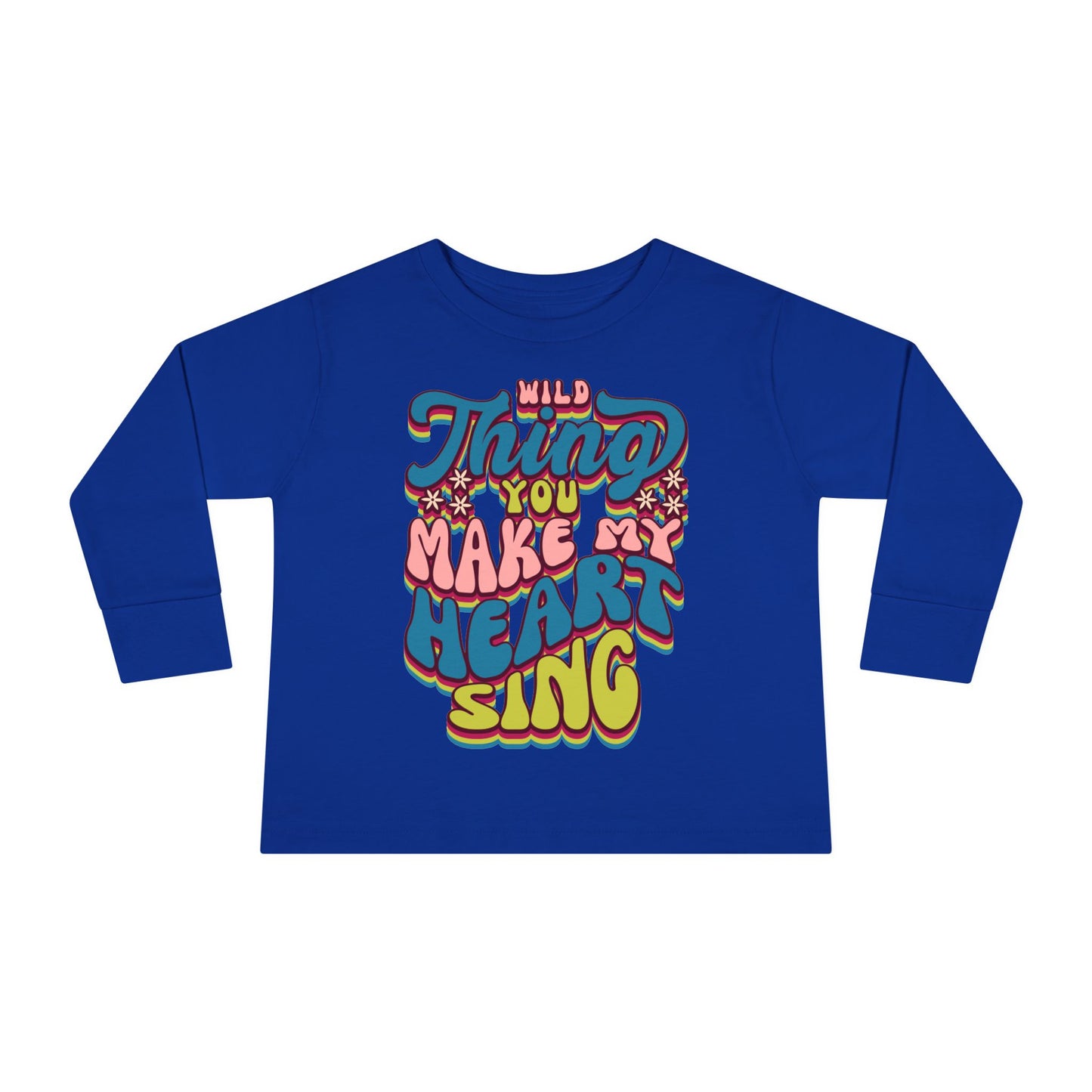Wild Thing Valentine's Day Toddler Long Sleeve Tee