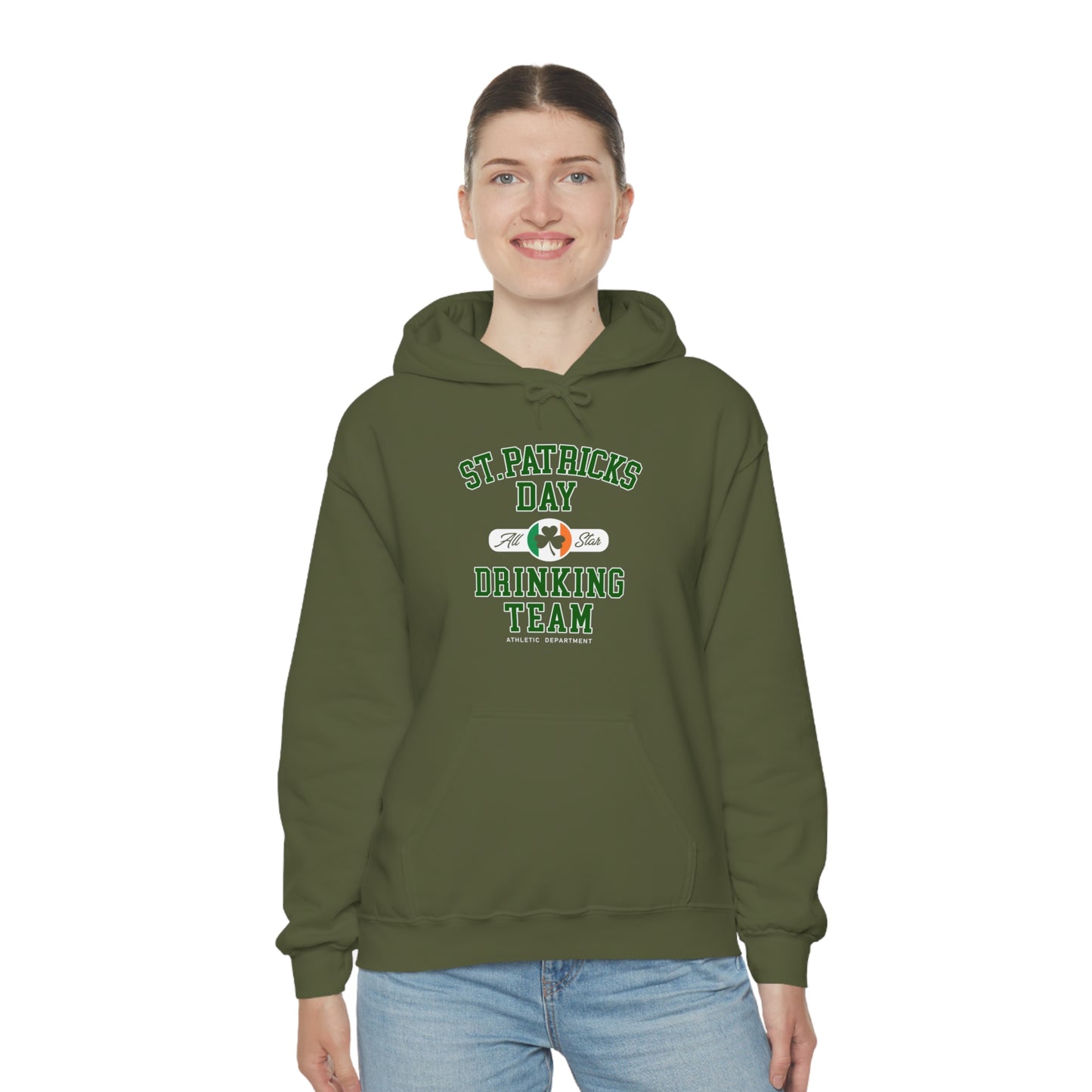 Unisex St Patrick's Day Drinking Team Hooded Sweatshirt