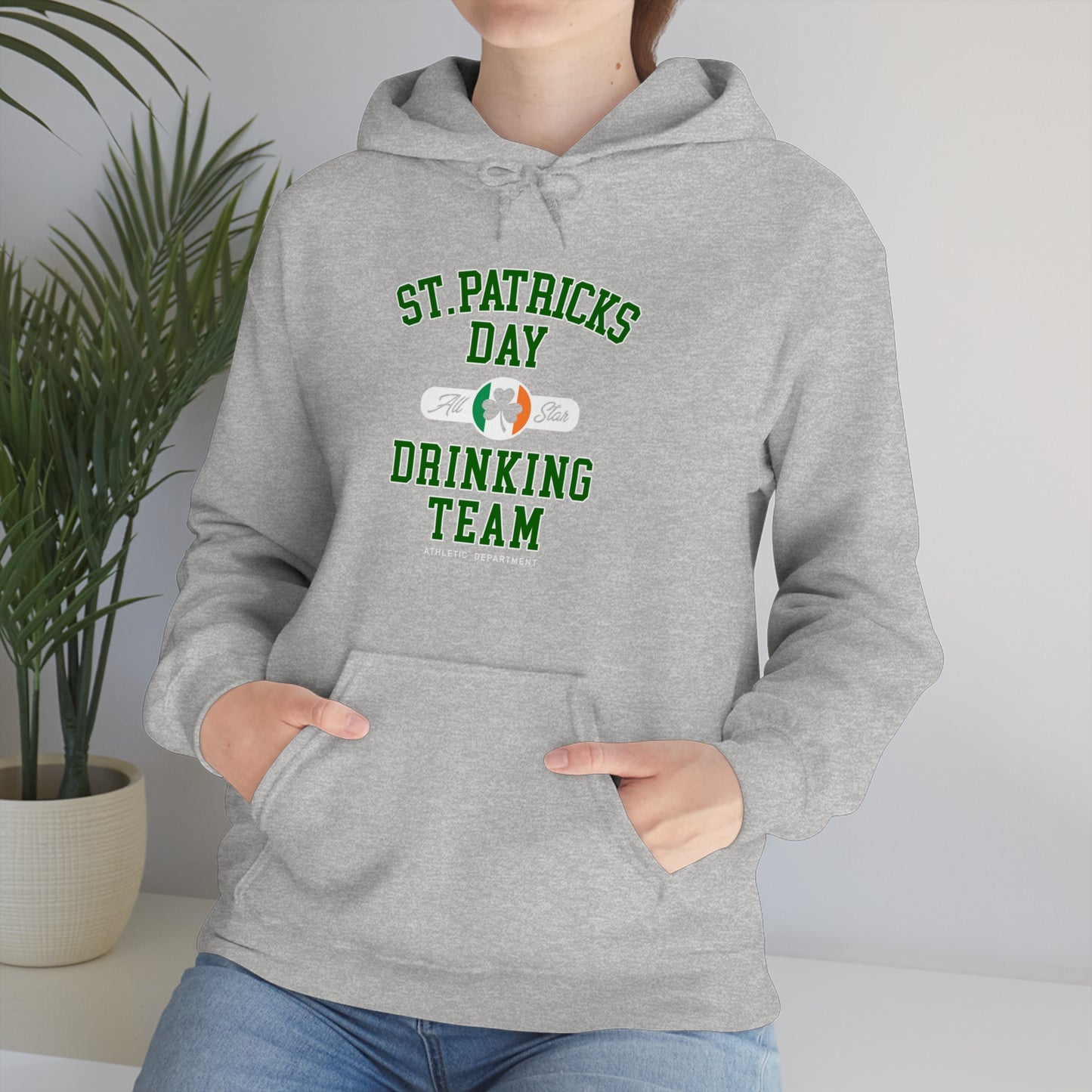 Unisex St Patrick's Day Drinking Team Hooded Sweatshirt