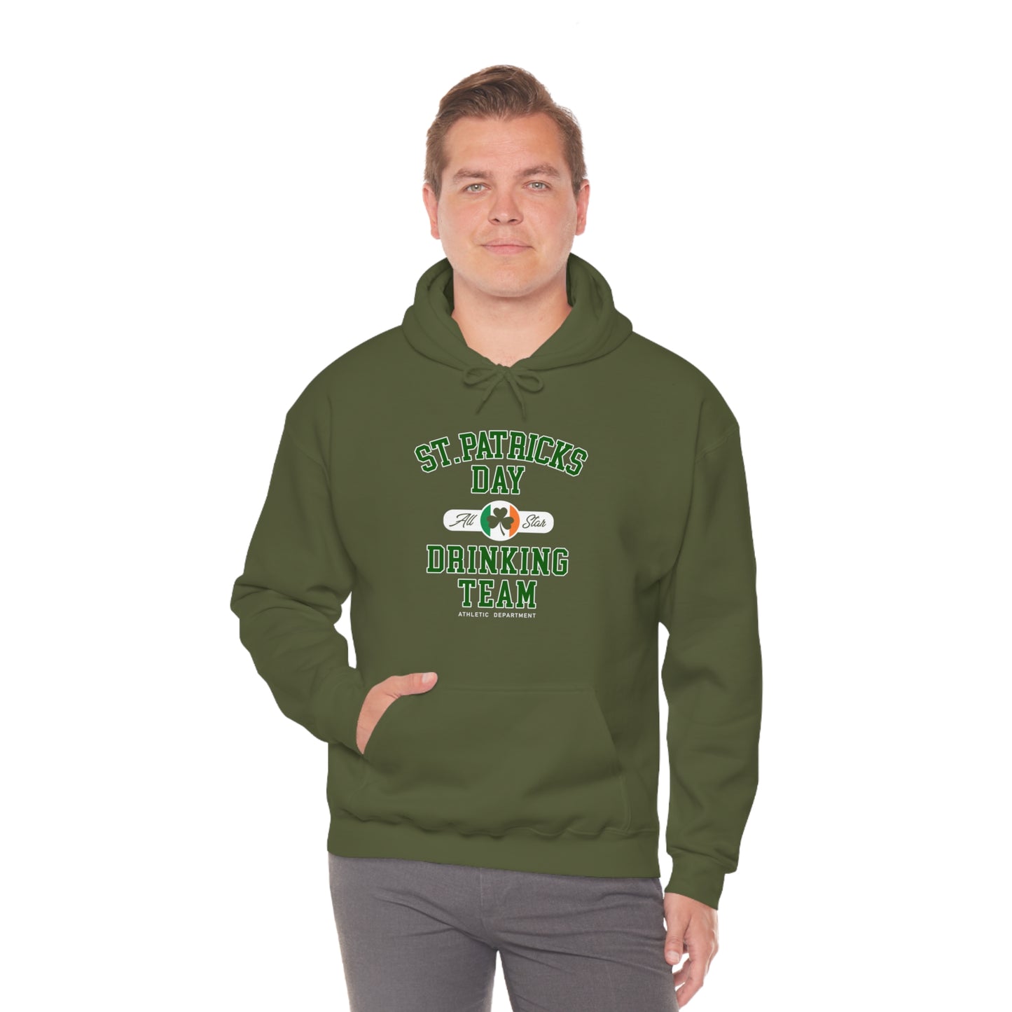 Unisex St Patrick's Day Drinking Team Hooded Sweatshirt