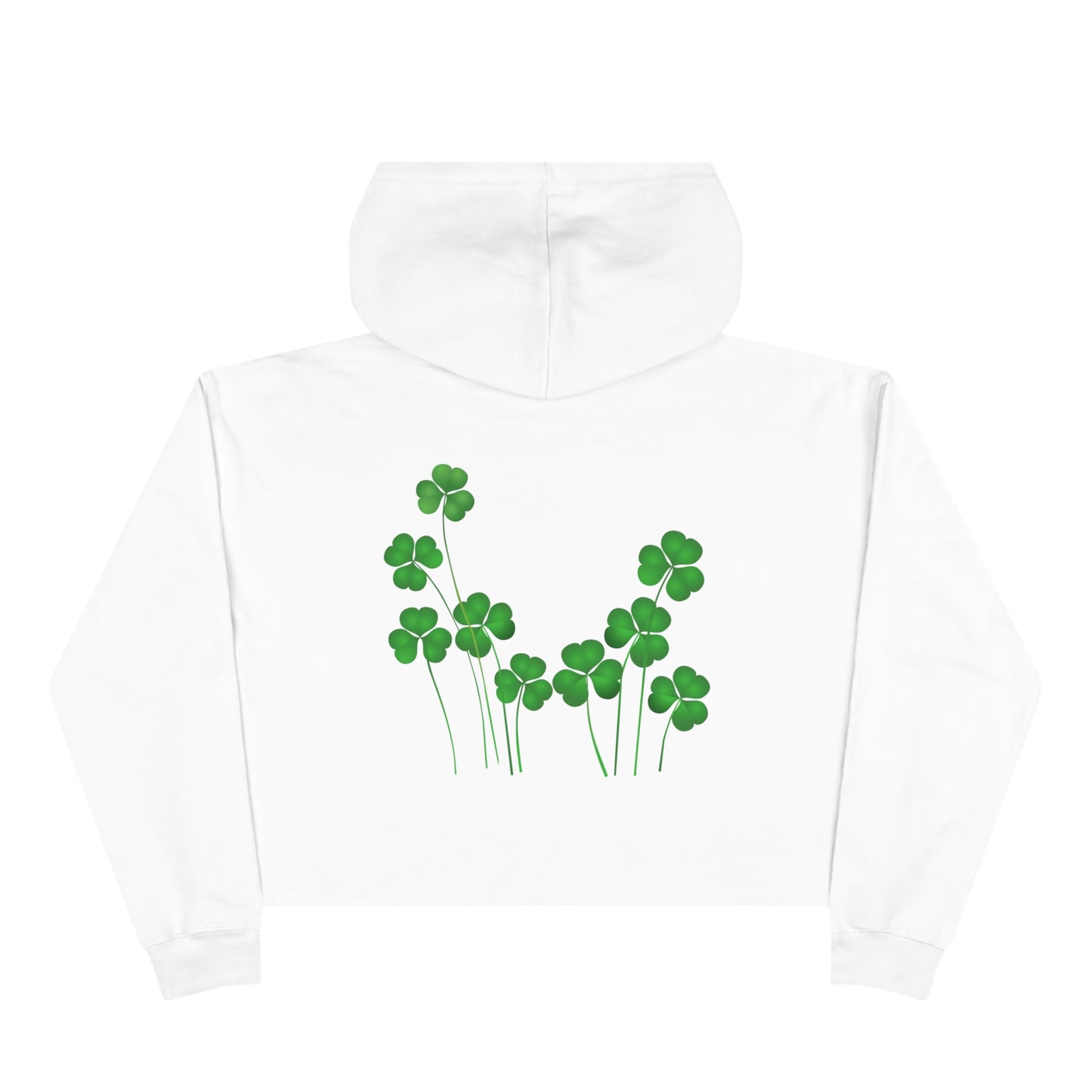 Crop St Patricks Day Gnome Leprechaun Hoodie