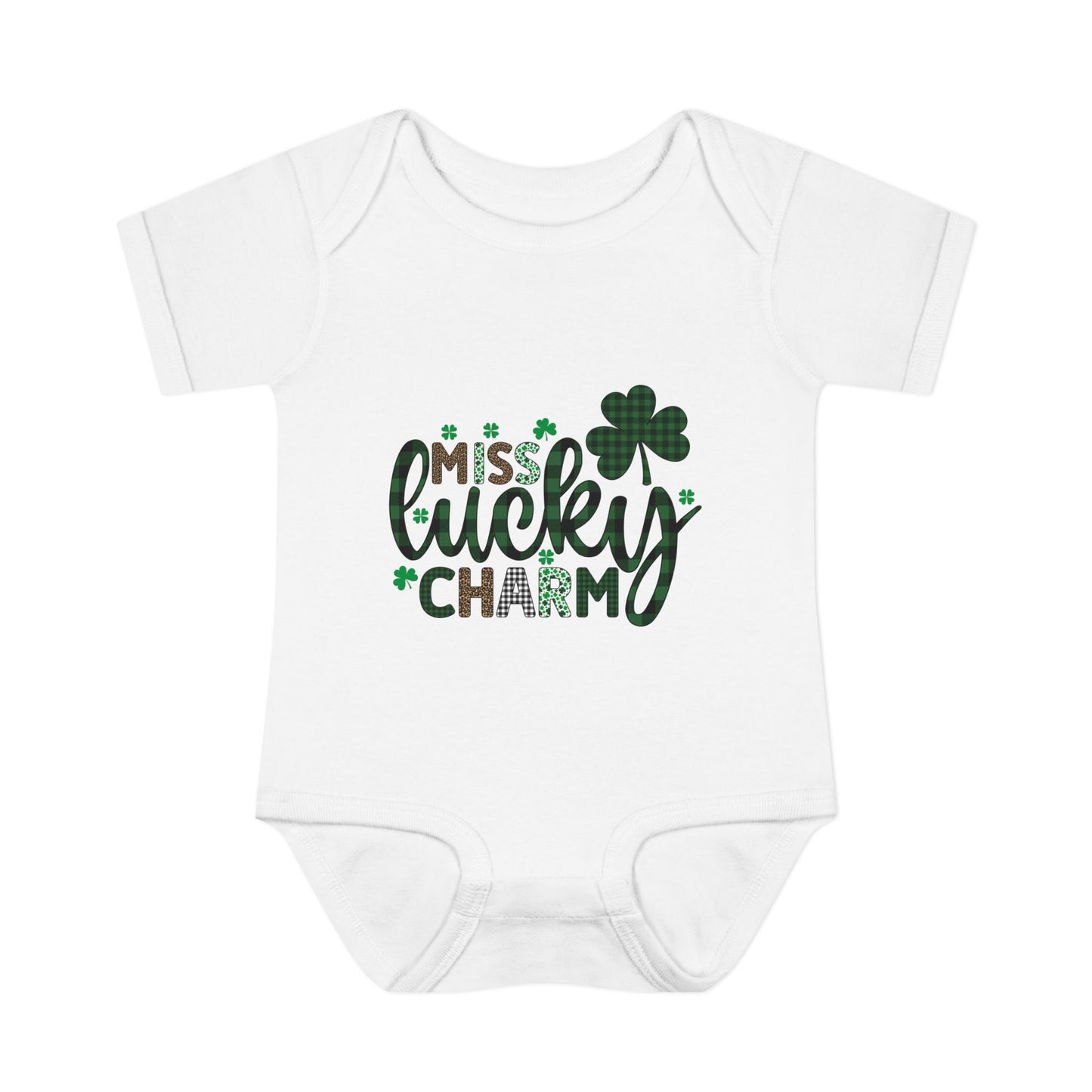 Miss Lucky Charm Infant Onesie Baby Rib Bodysuit