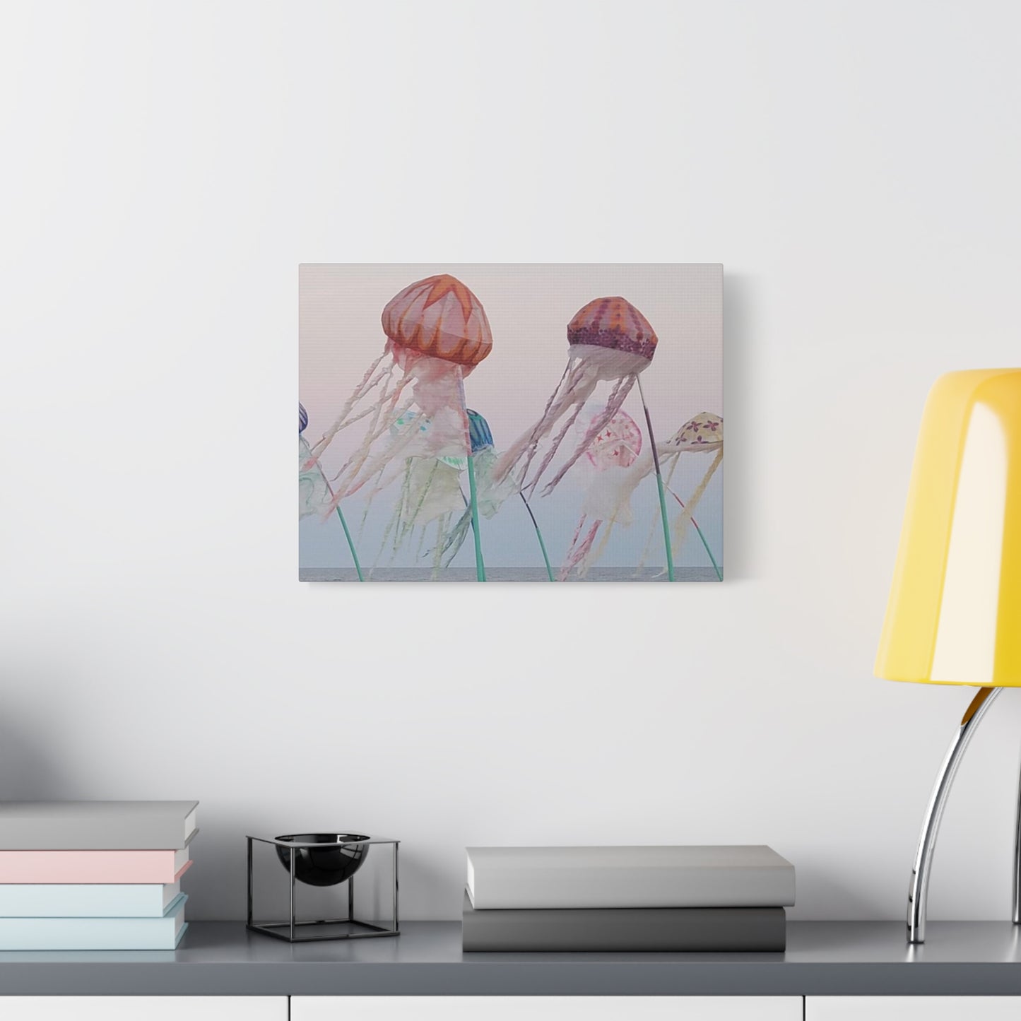 Jellyfish Jamboree, Matte Canvas, Stretched, 1.25"