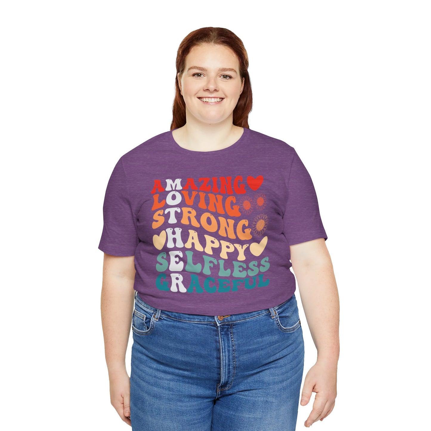 Mother's Day, Amazing Mother, XS-3XL, Unisex Jersey Short Sleeve Tee