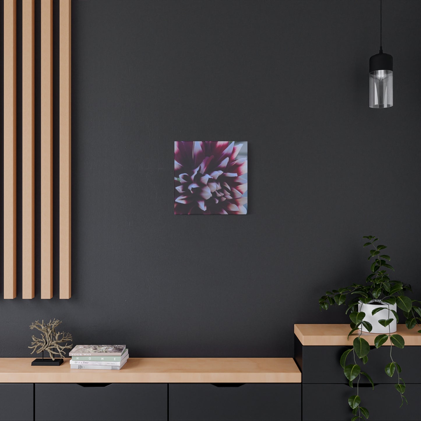 Hopelessly Devoted To Dahlias, Matte Canvas, Stretched, 1.25"