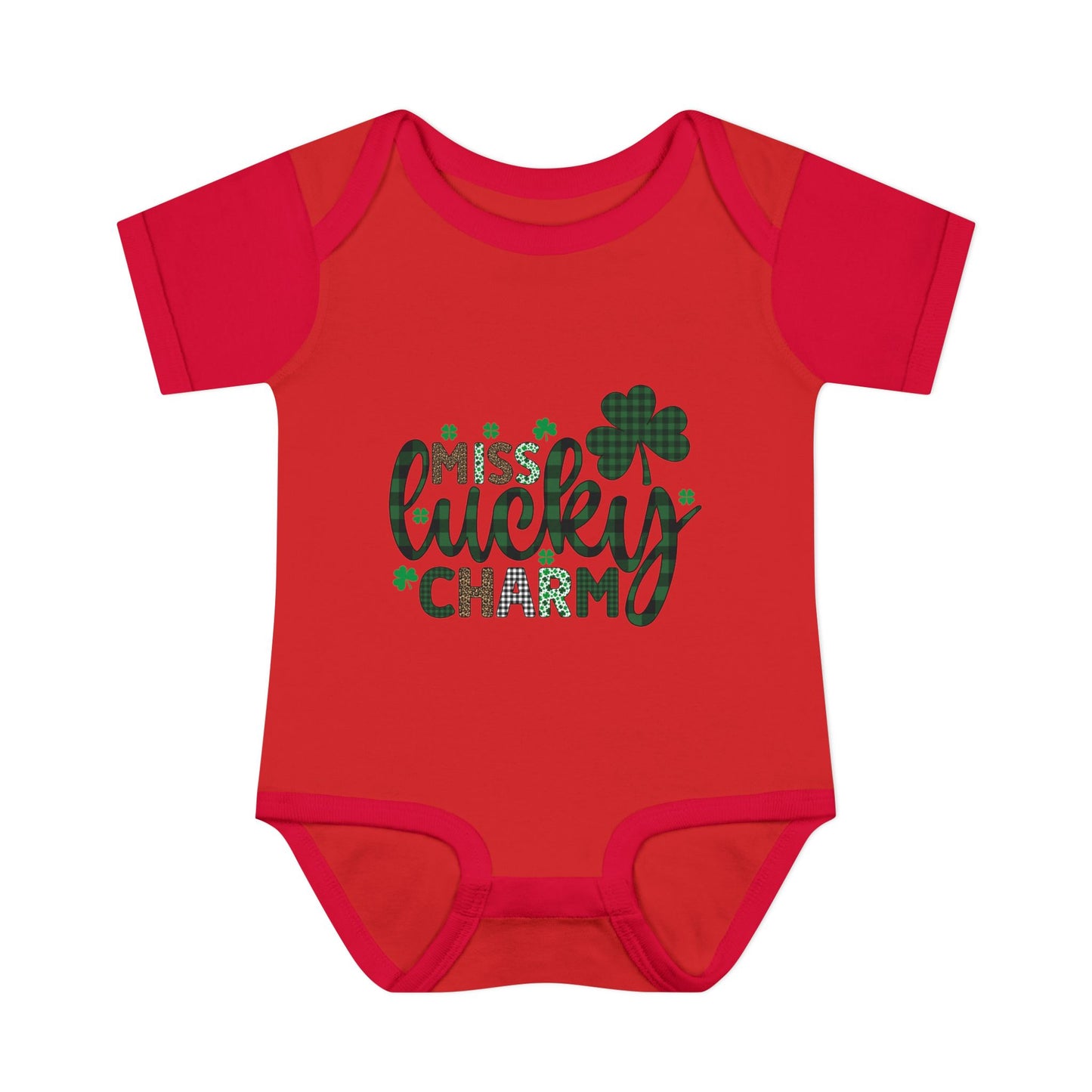 Miss Lucky Charm Infant Onesie Baby Rib Bodysuit