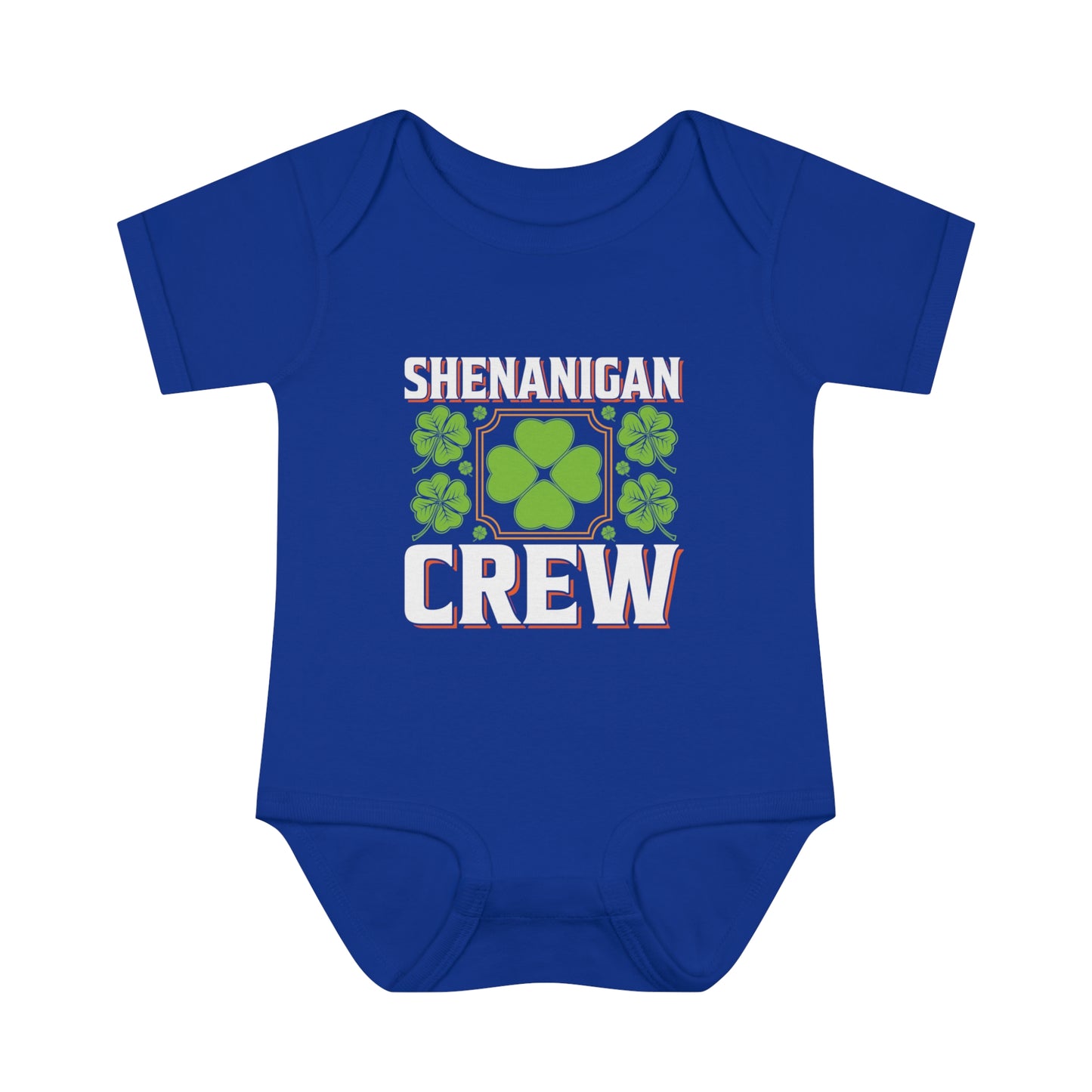 St Patricks Day Matching Family Shenanigans Crew Infant Baby Rib Bodysuit