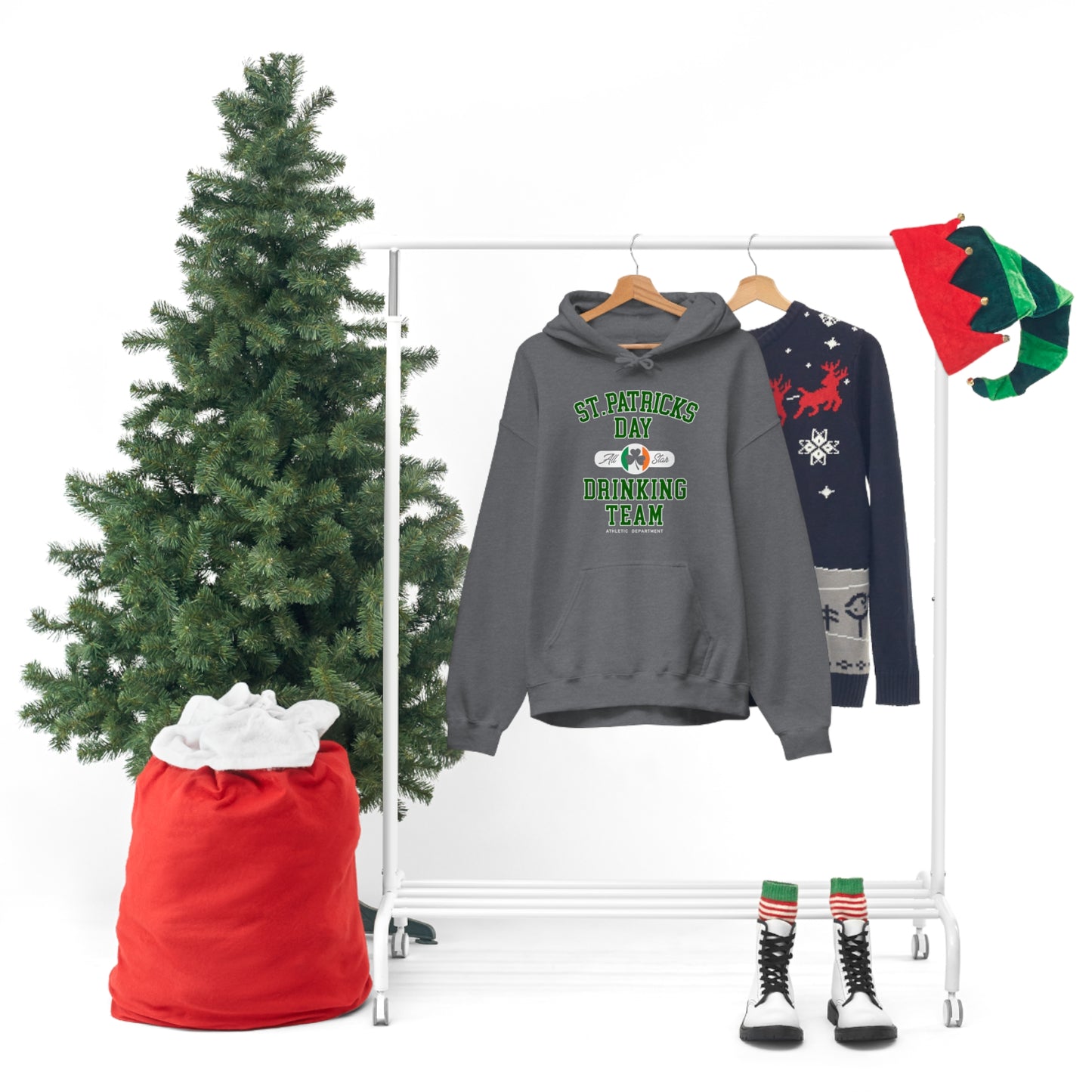 Unisex St Patrick's Day Drinking Team Hooded Sweatshirt