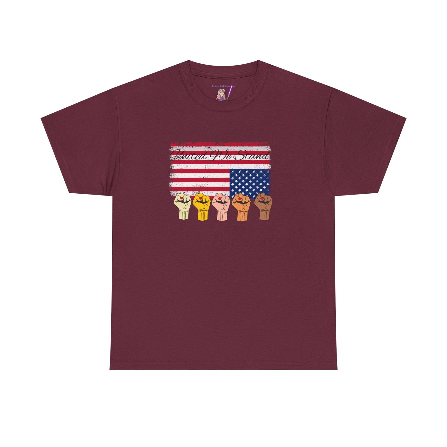 Patriotic T-Shirt, Unity Graphic Tee, American Pride Shirt, USA Flag Apparel