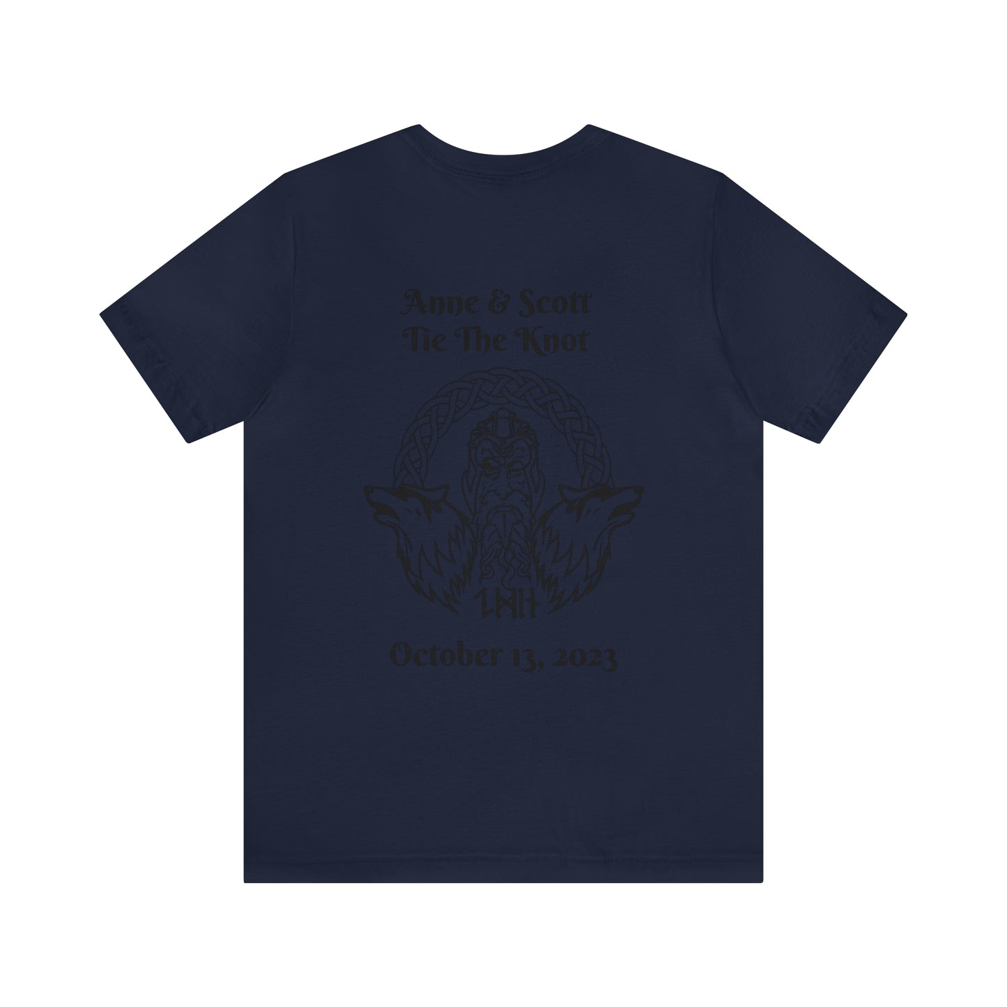 Anne and Scott, Maid of Honor, Valkyrie, Unisex Jersey Short Sleeve Tee
