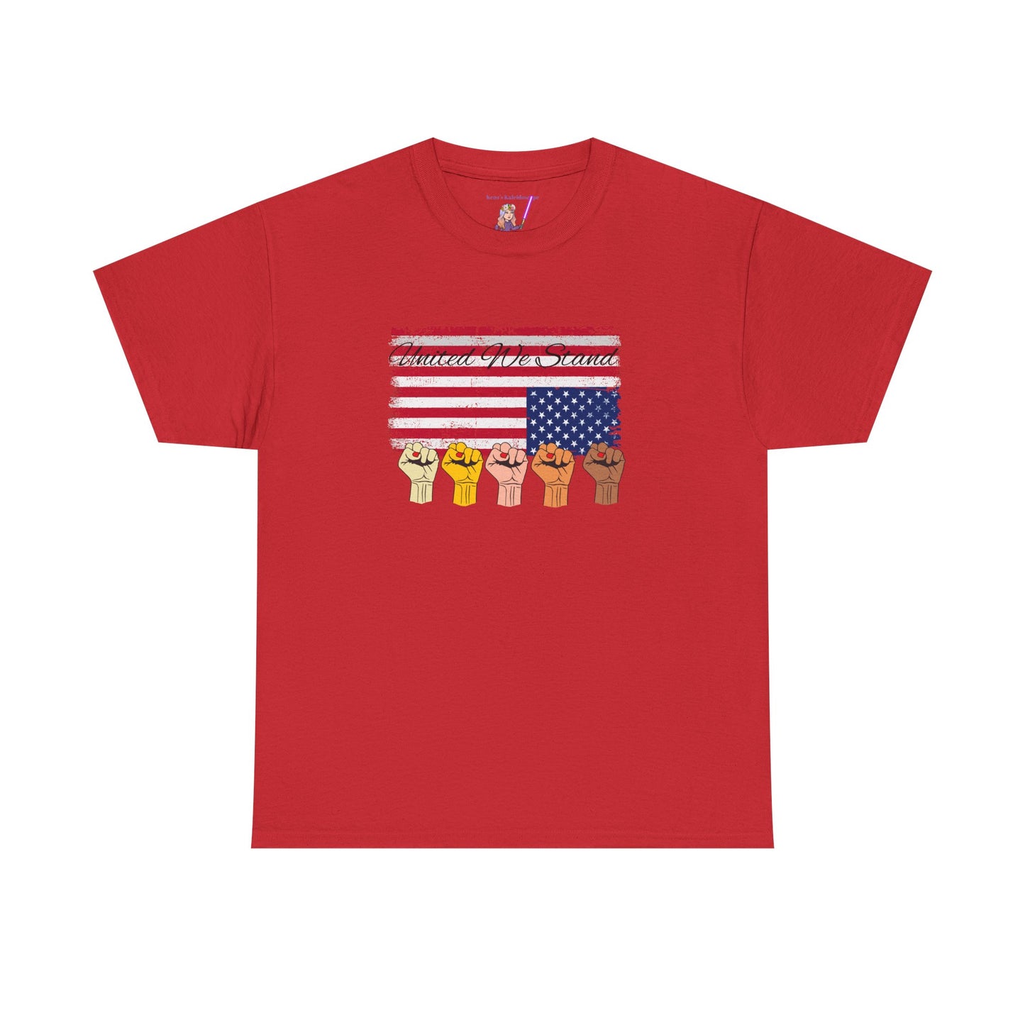 Patriotic T-Shirt, Unity Graphic Tee, American Pride Shirt, USA Flag Apparel