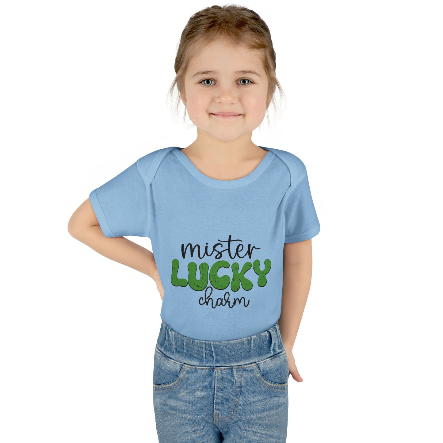 Mister Lucky Charm Infant Onesie Baby Rib Bodysuit