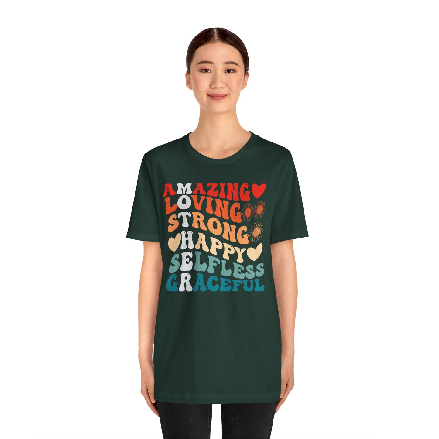 Mother's Day, Amazing Mother, XS-3XL, Unisex Jersey Short Sleeve Tee